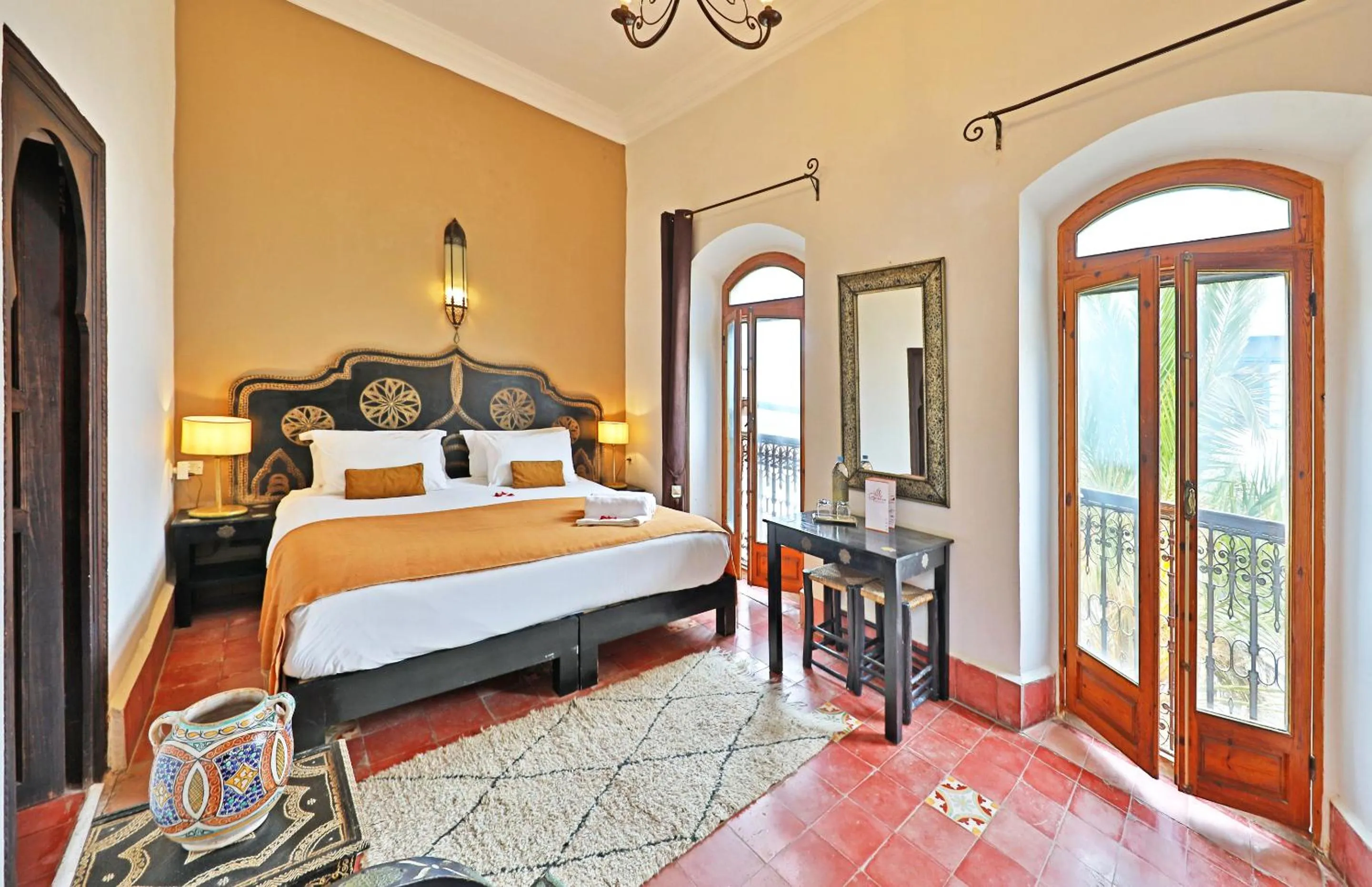 Bedroom, Bed in Riad Villa Garance