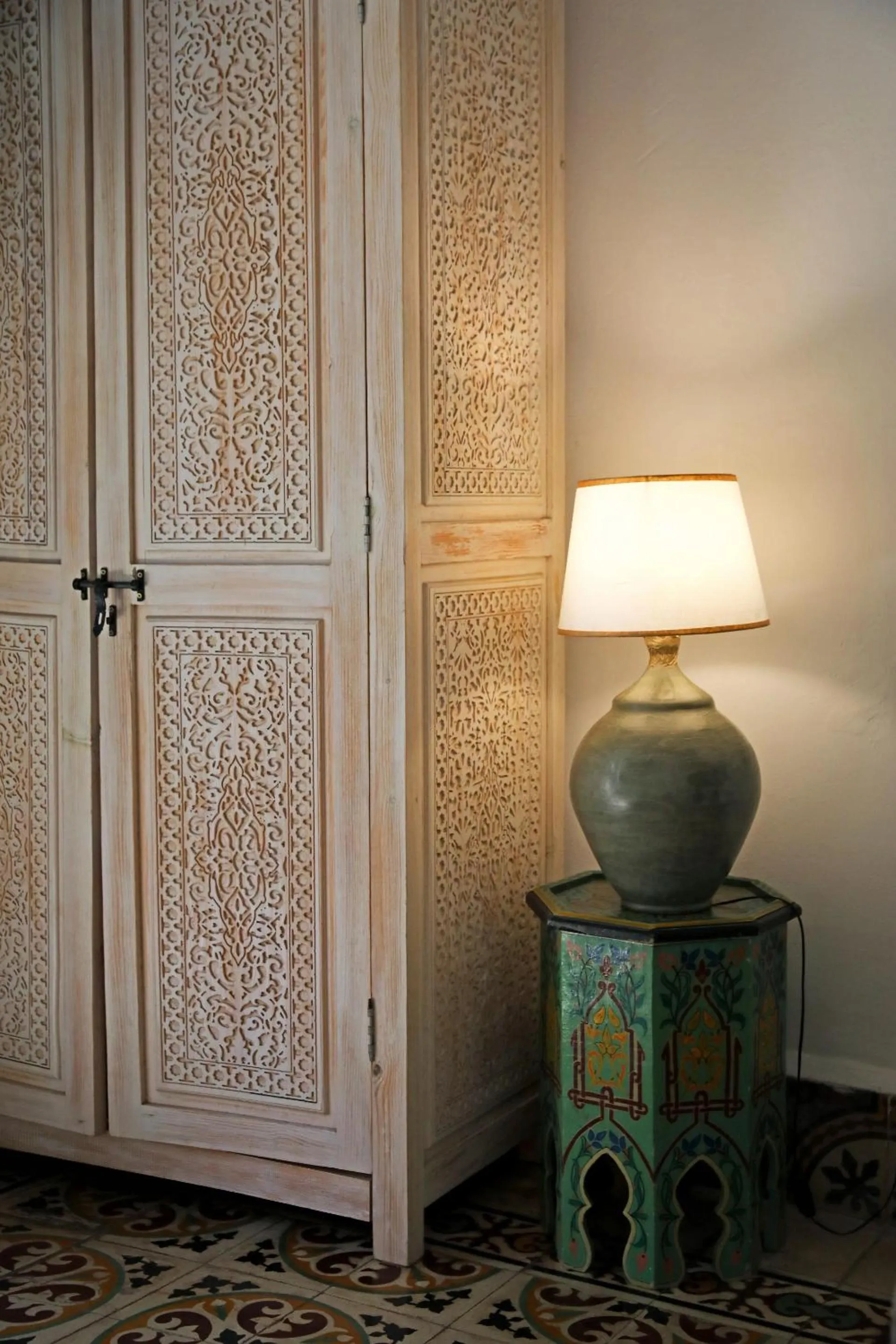 Bedroom in Riad Villa Garance