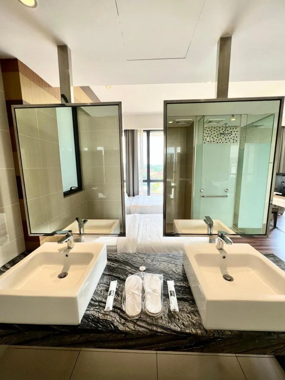 Bathroom in D'Majestic by Lush Living