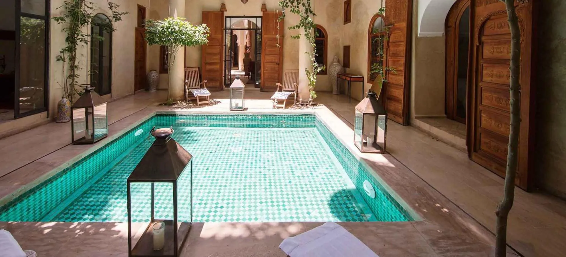 Patio in Riad Dar Justo Hotel Boutique & Spa