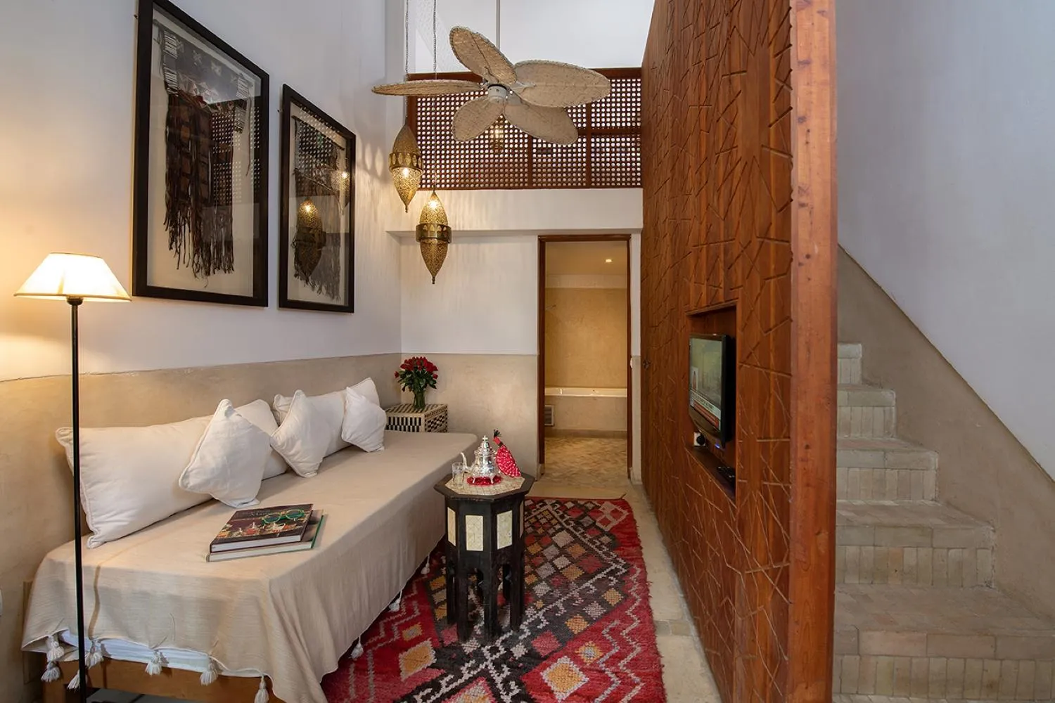 Photo of the whole room, Bed in Riad Dar Justo Hotel Boutique & Spa