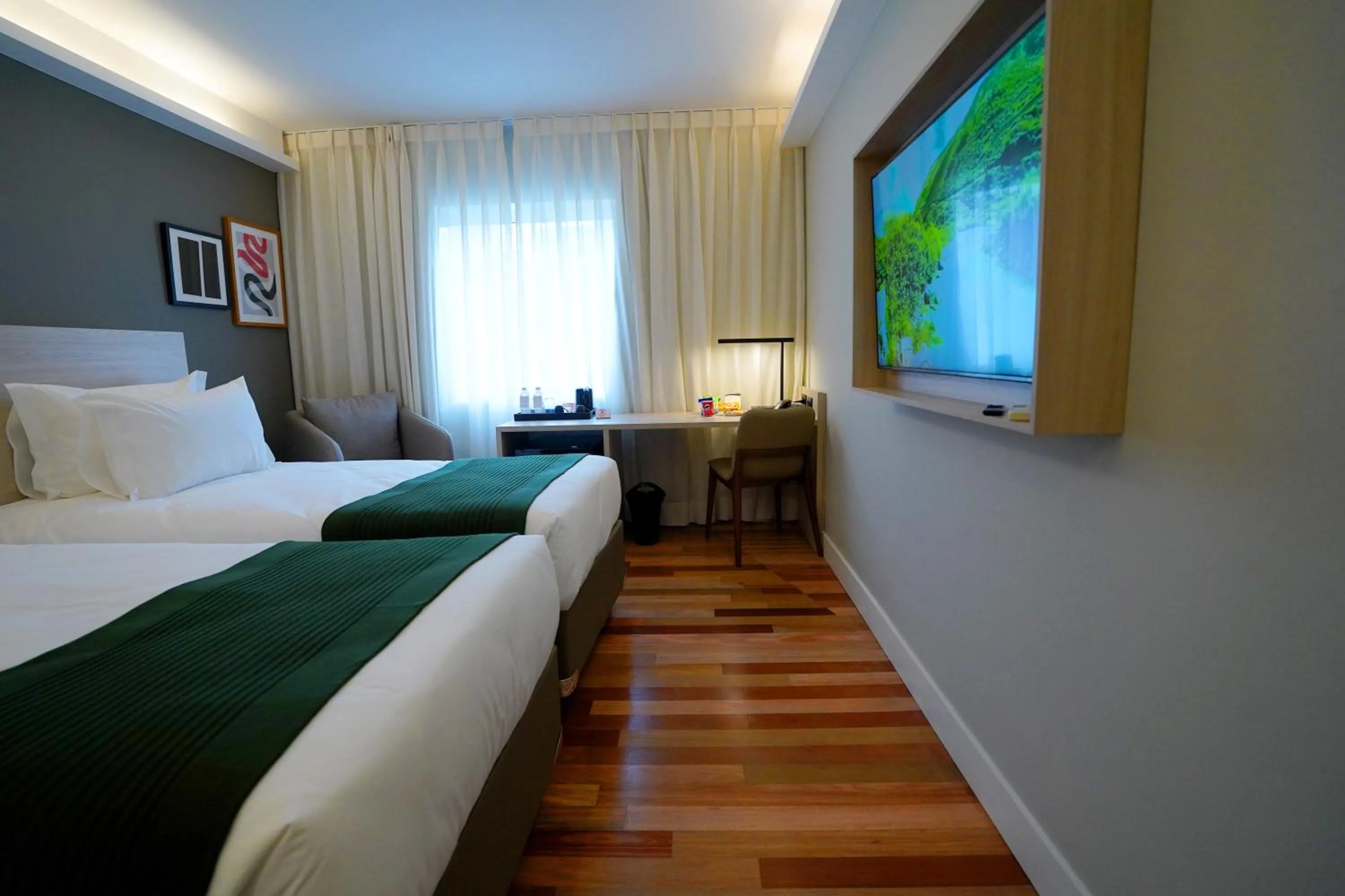 Bed in HIGI HOTEL SÃO PAULO