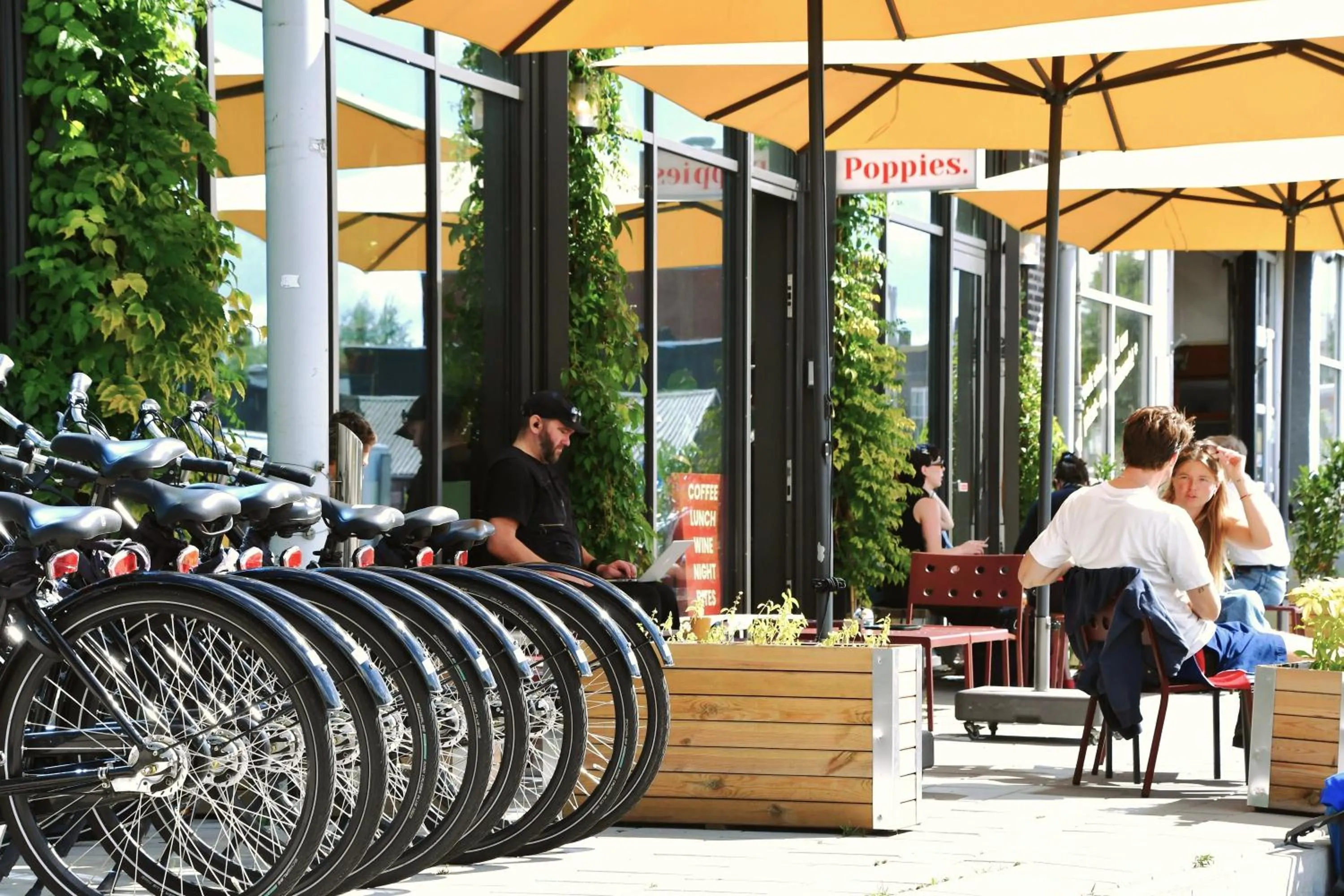 Facade/entrance in Poppies