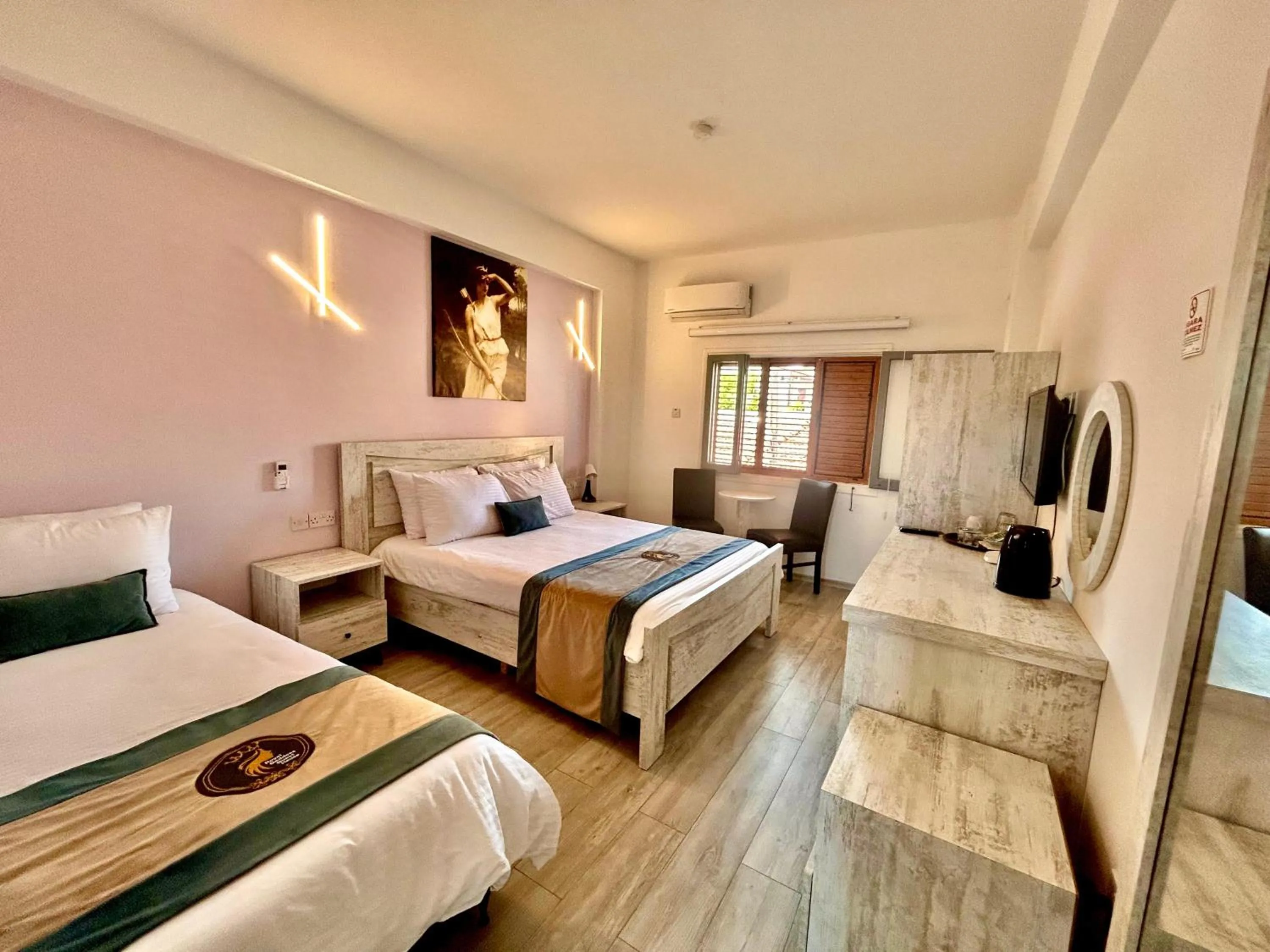 Bed in Royal Goddess Guest House, Walled City