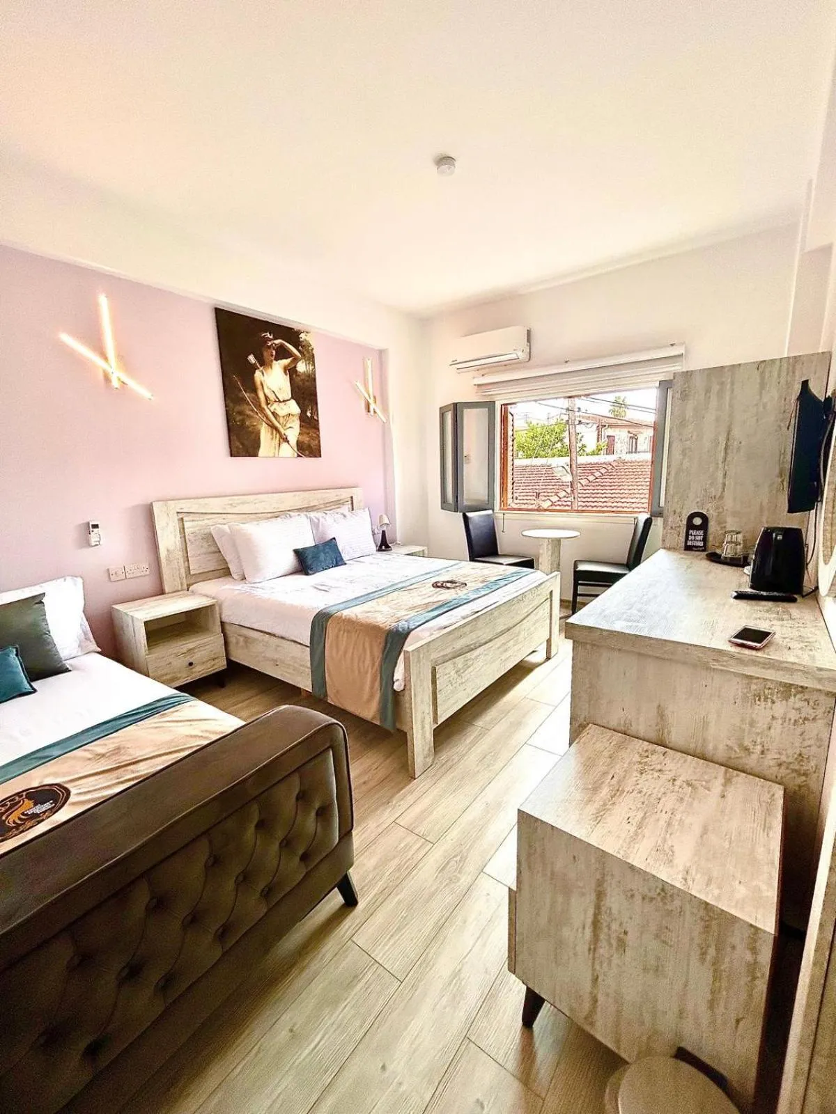 Bed in Royal Goddess Guest House, Walled City