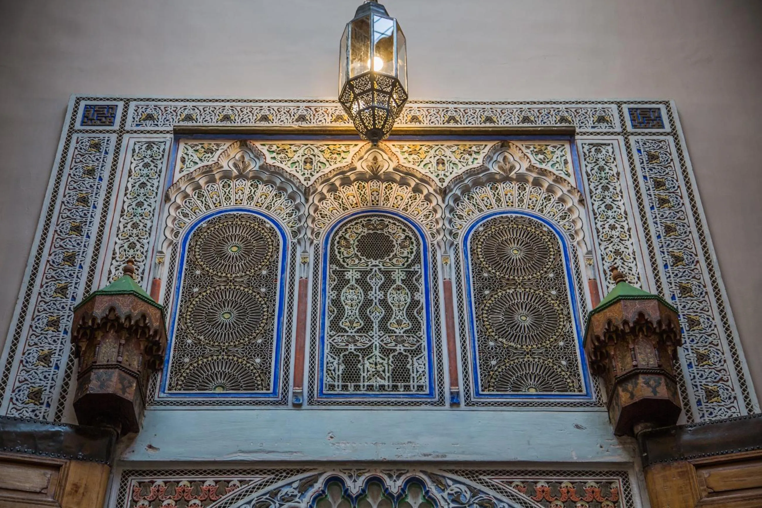 Decorative detail in Dar victoria