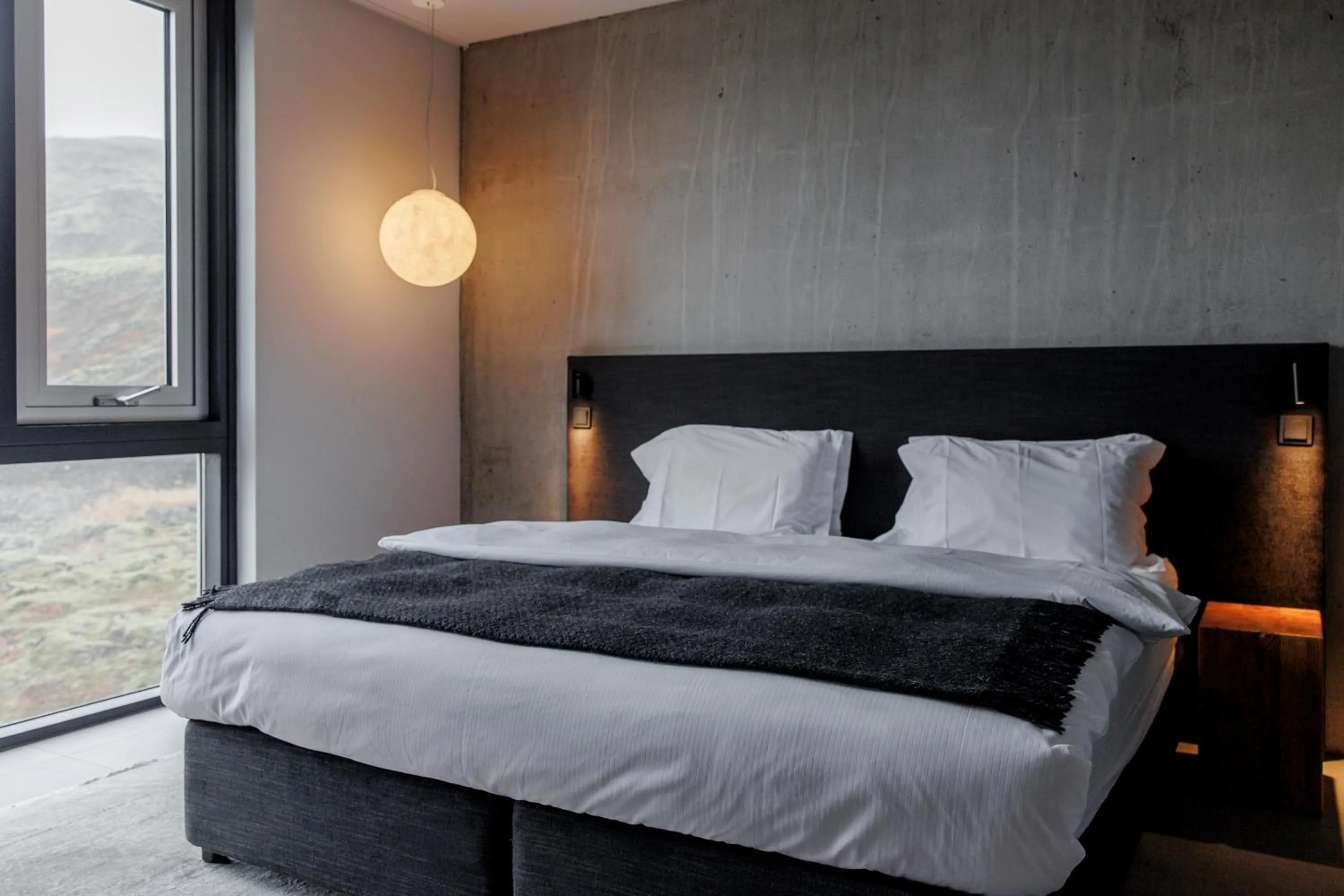 Bed in ION Adventure Hotel, Nesjavellir, a Member of Design Hotels