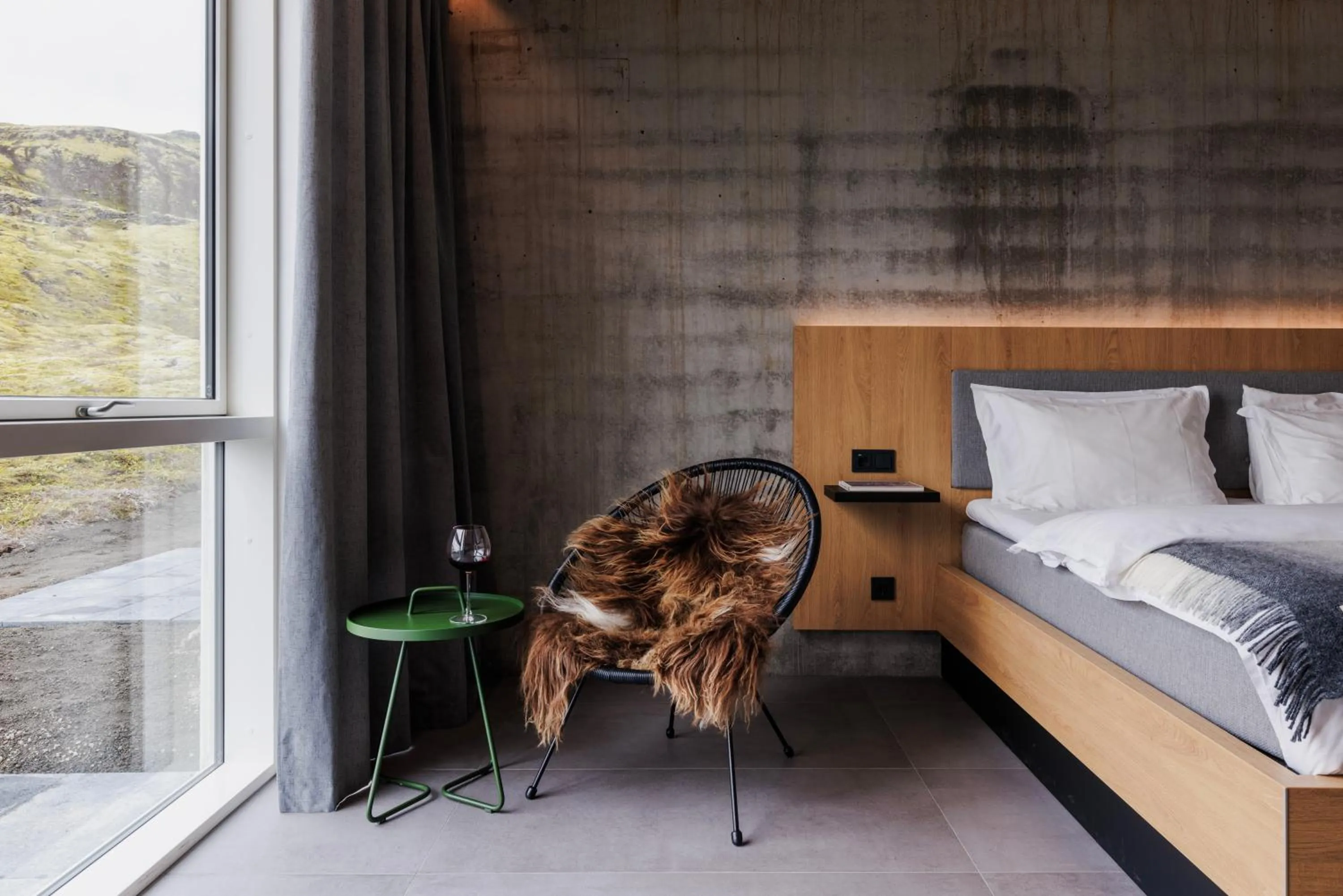 Bed in ION Adventure Hotel, Nesjavellir, a Member of Design Hotels