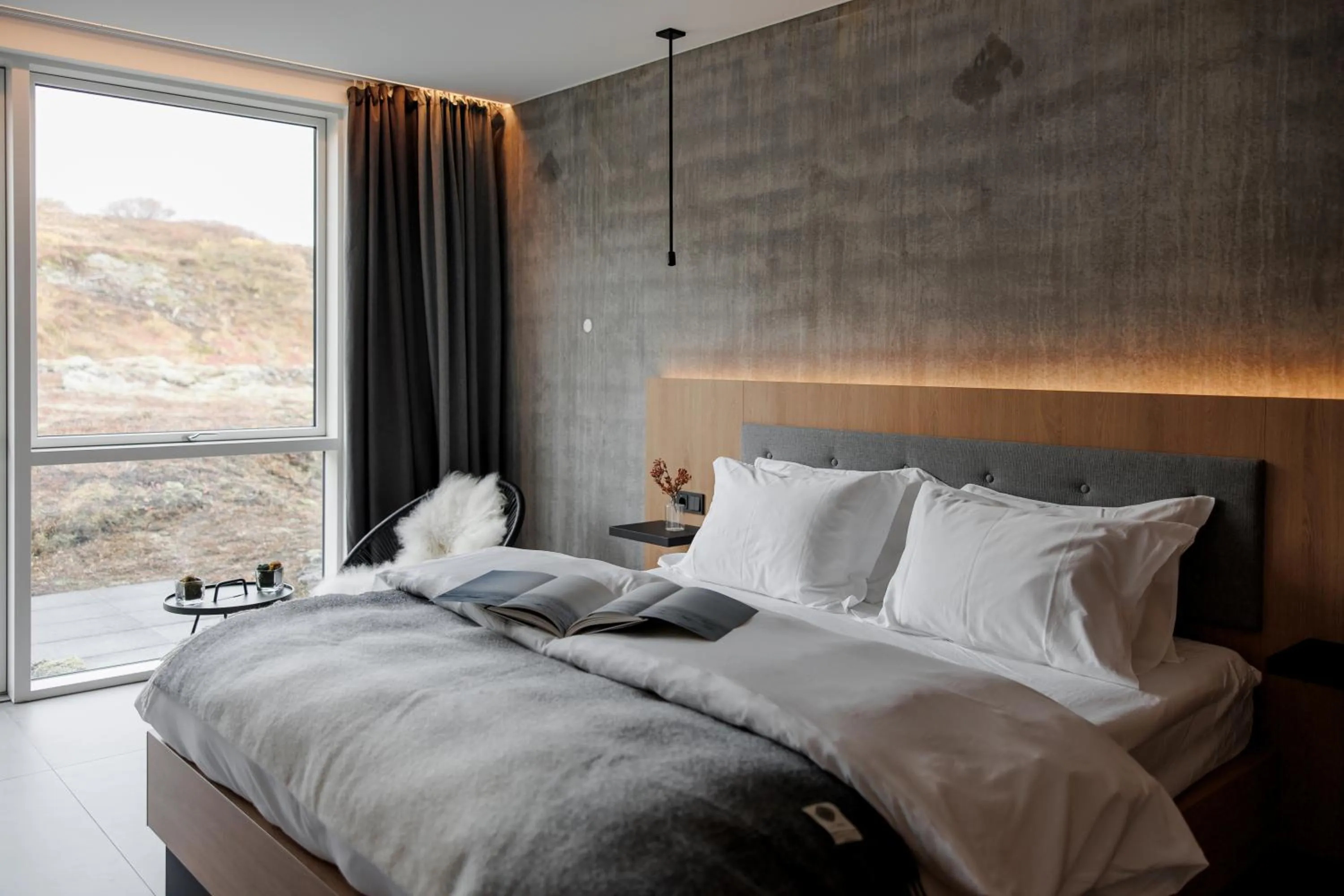 Bed in ION Adventure Hotel, Nesjavellir, a Member of Design Hotels