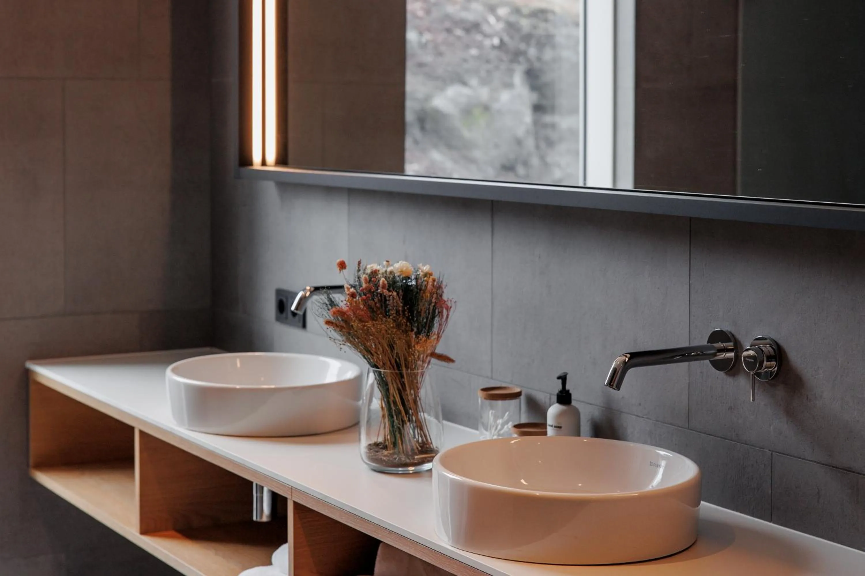 Bathroom in ION Adventure Hotel, Nesjavellir, a Member of Design Hotels