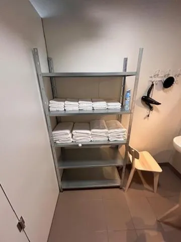 towels, Bed in Hótel Dalvík