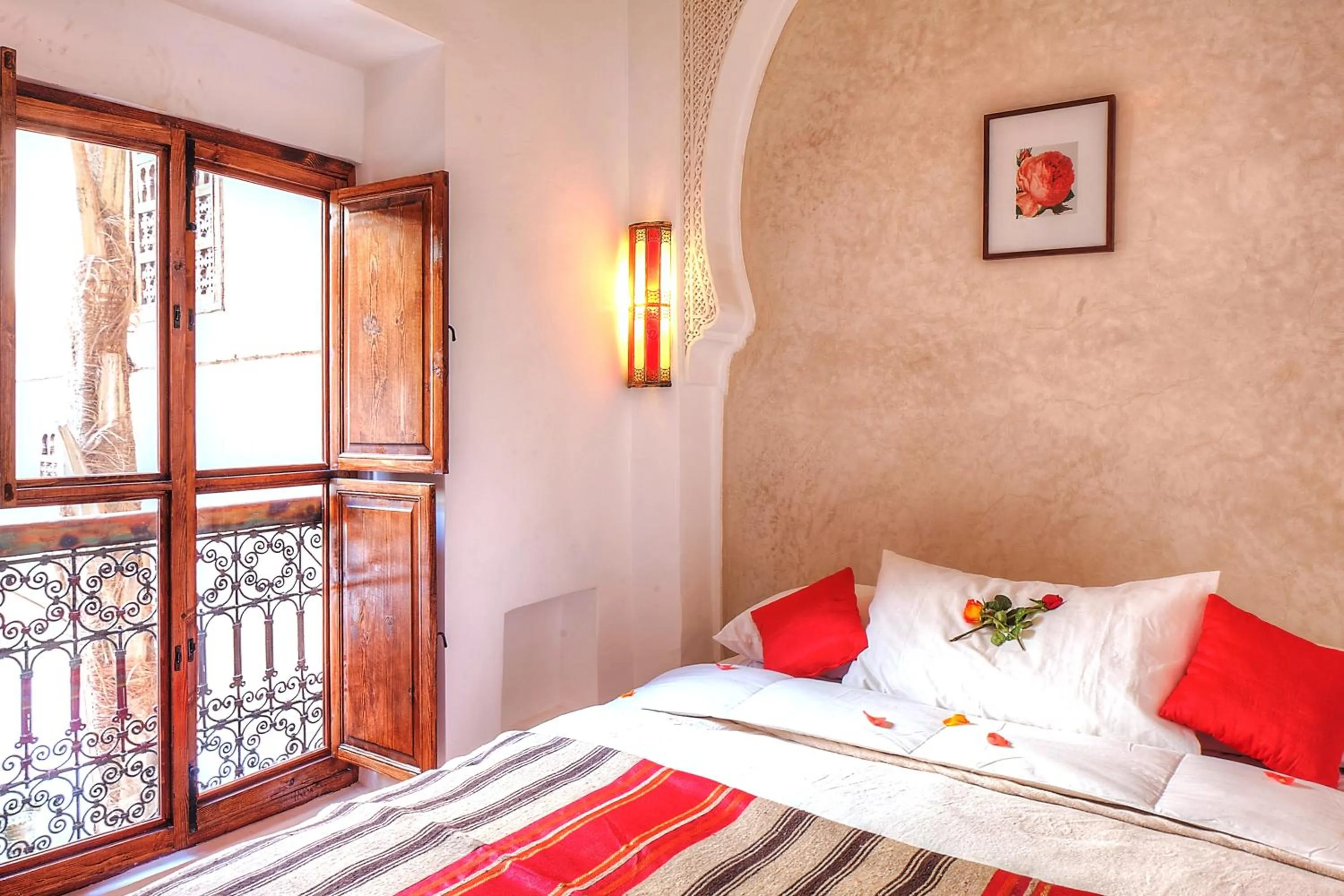 Bedroom, Bed in Riad Carina