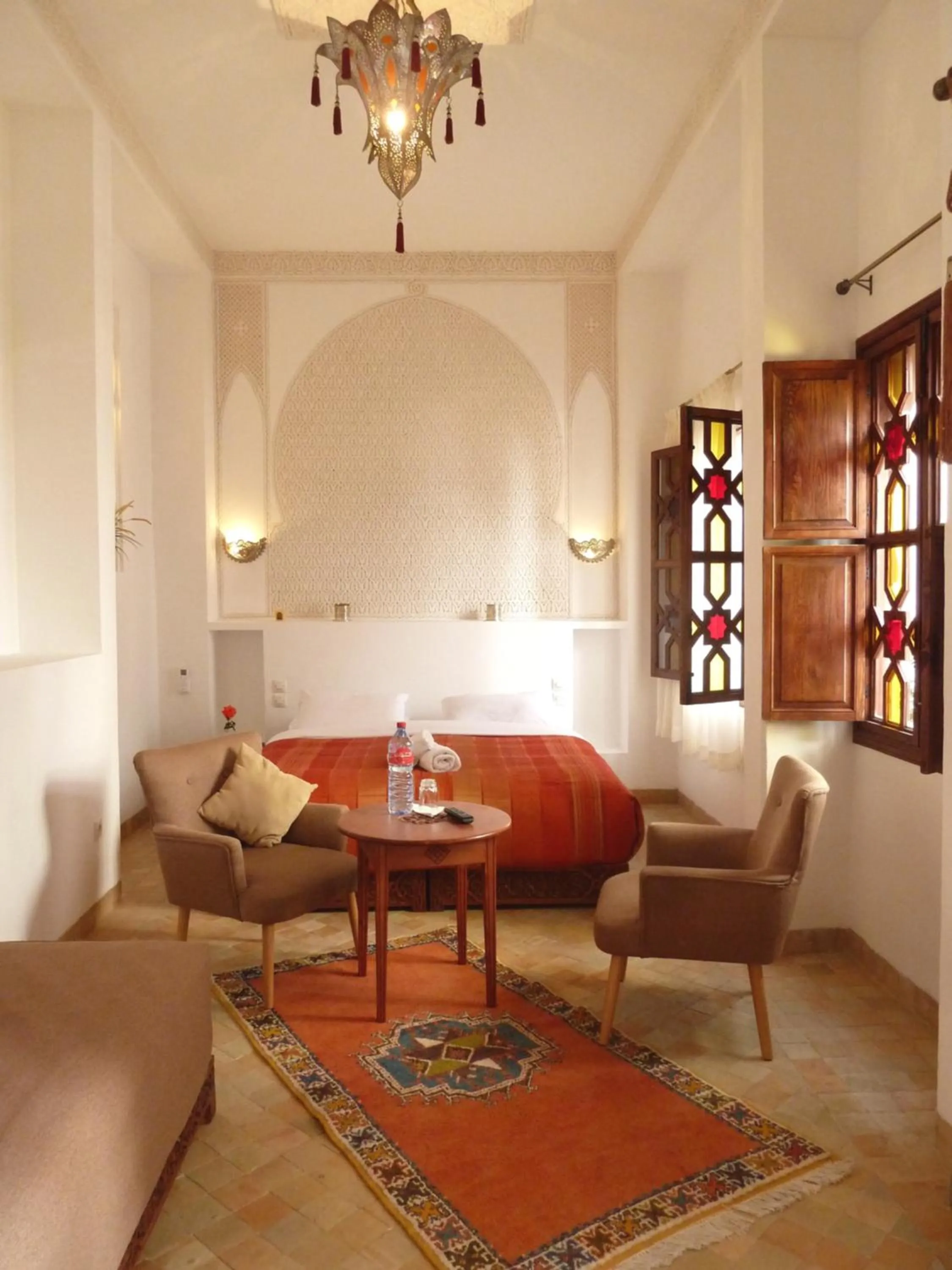 Seating area in Riad Carina