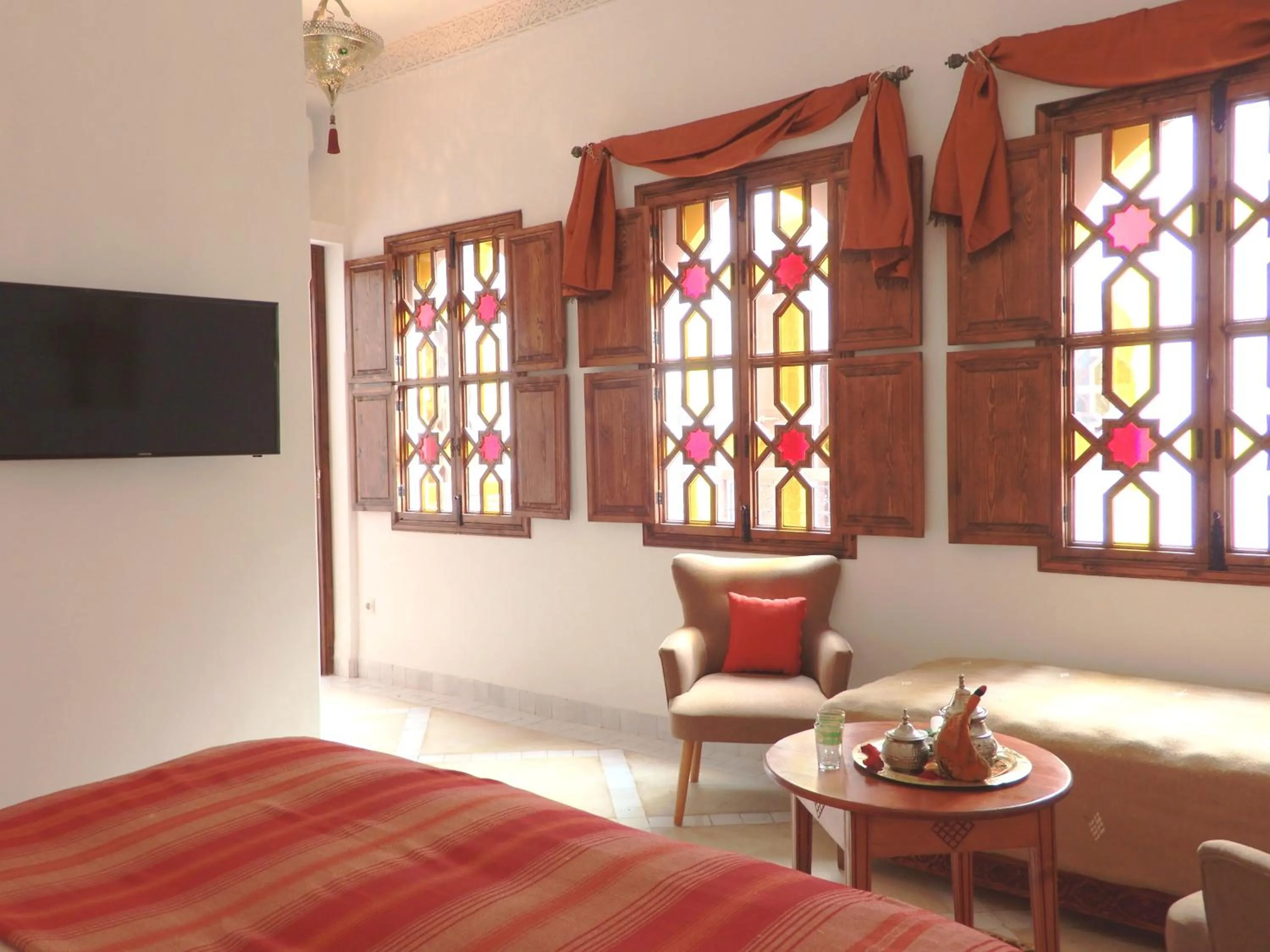 Bedroom, Bed in Riad Carina