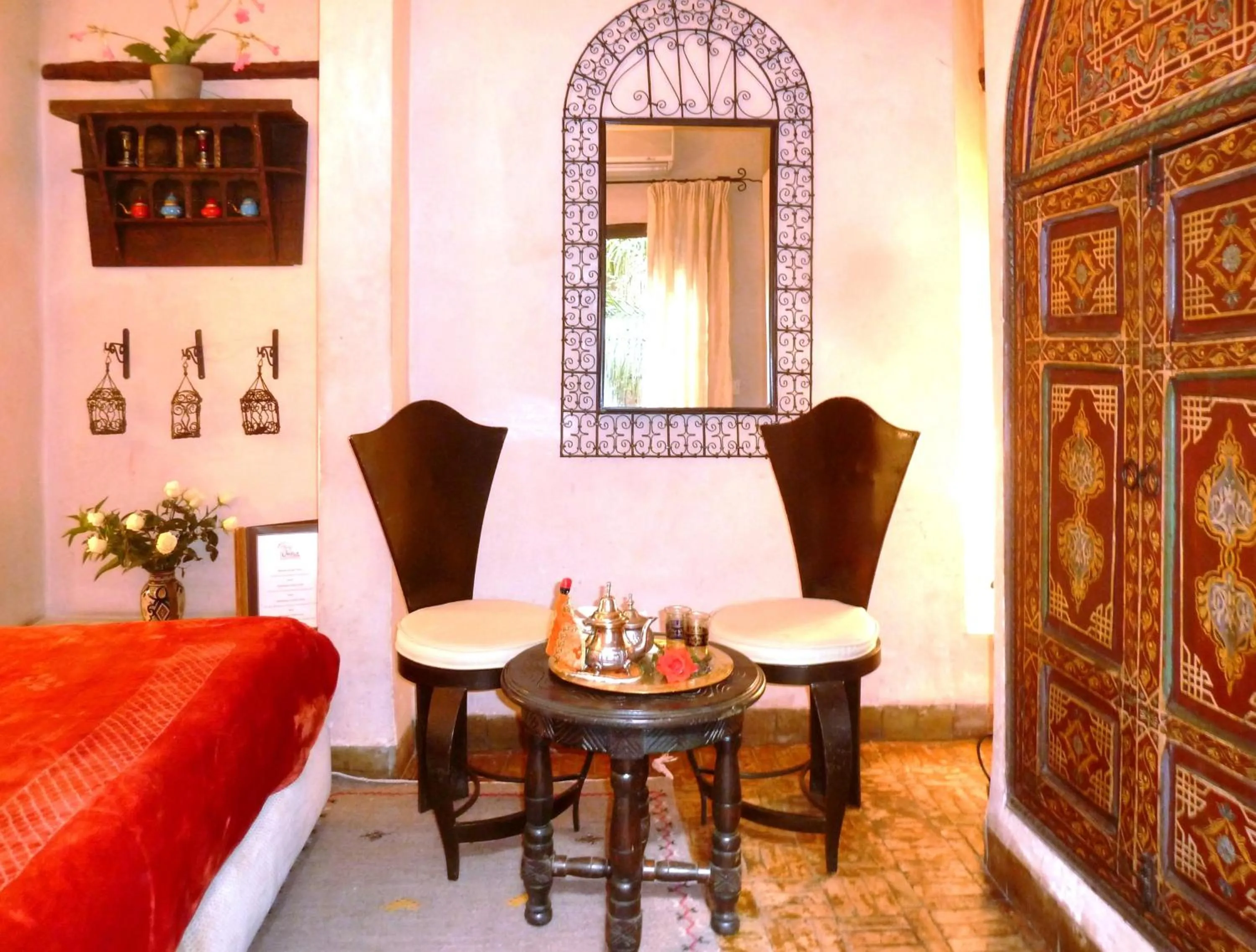 Seating area in Riad Carina