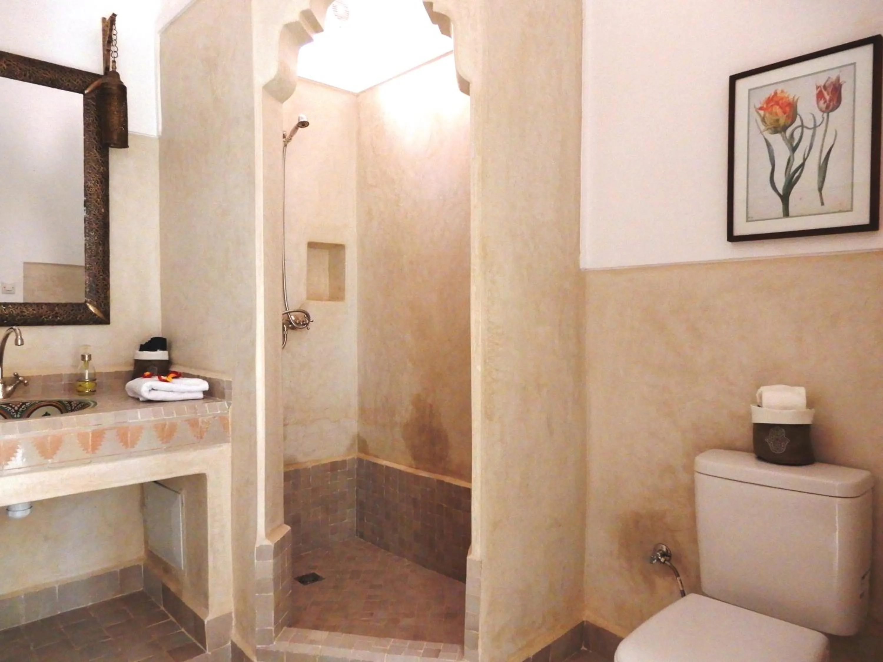 Shower in Riad Carina