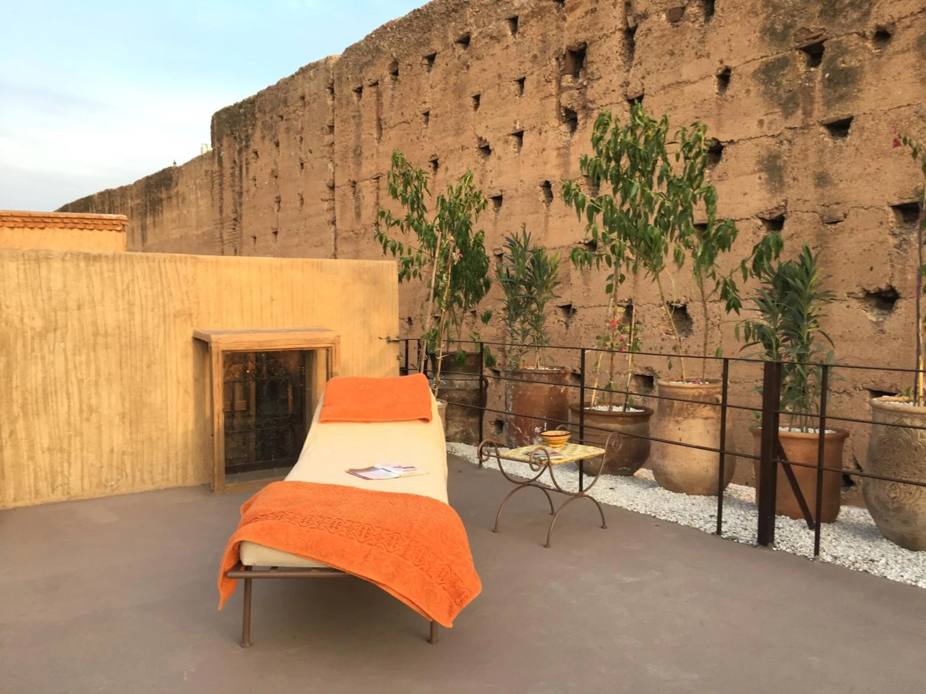 Balcony/Terrace in Riad Carina
