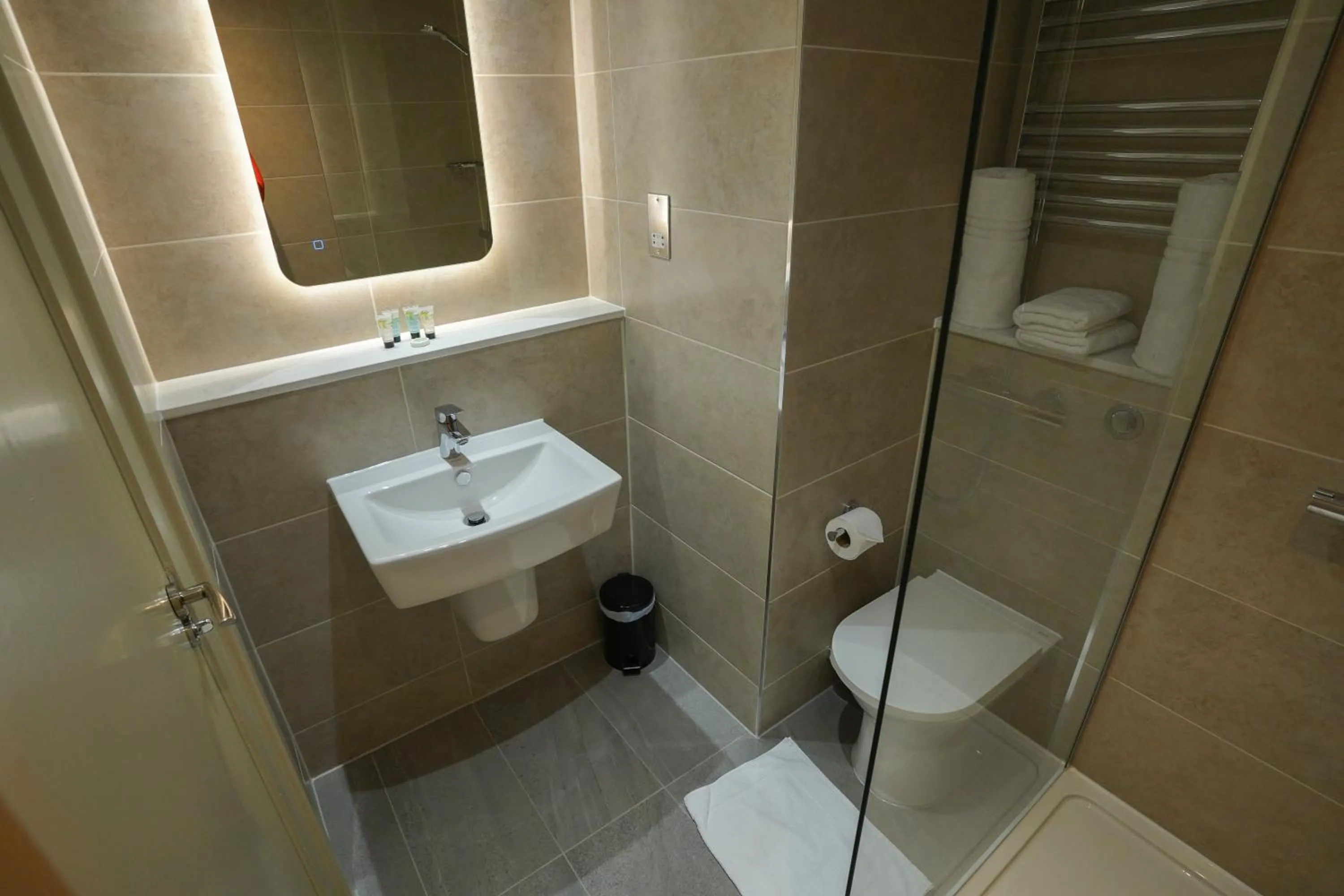 Toilet in Park hall Hotel & Spa Lancashire, a member of Radisson Individuals