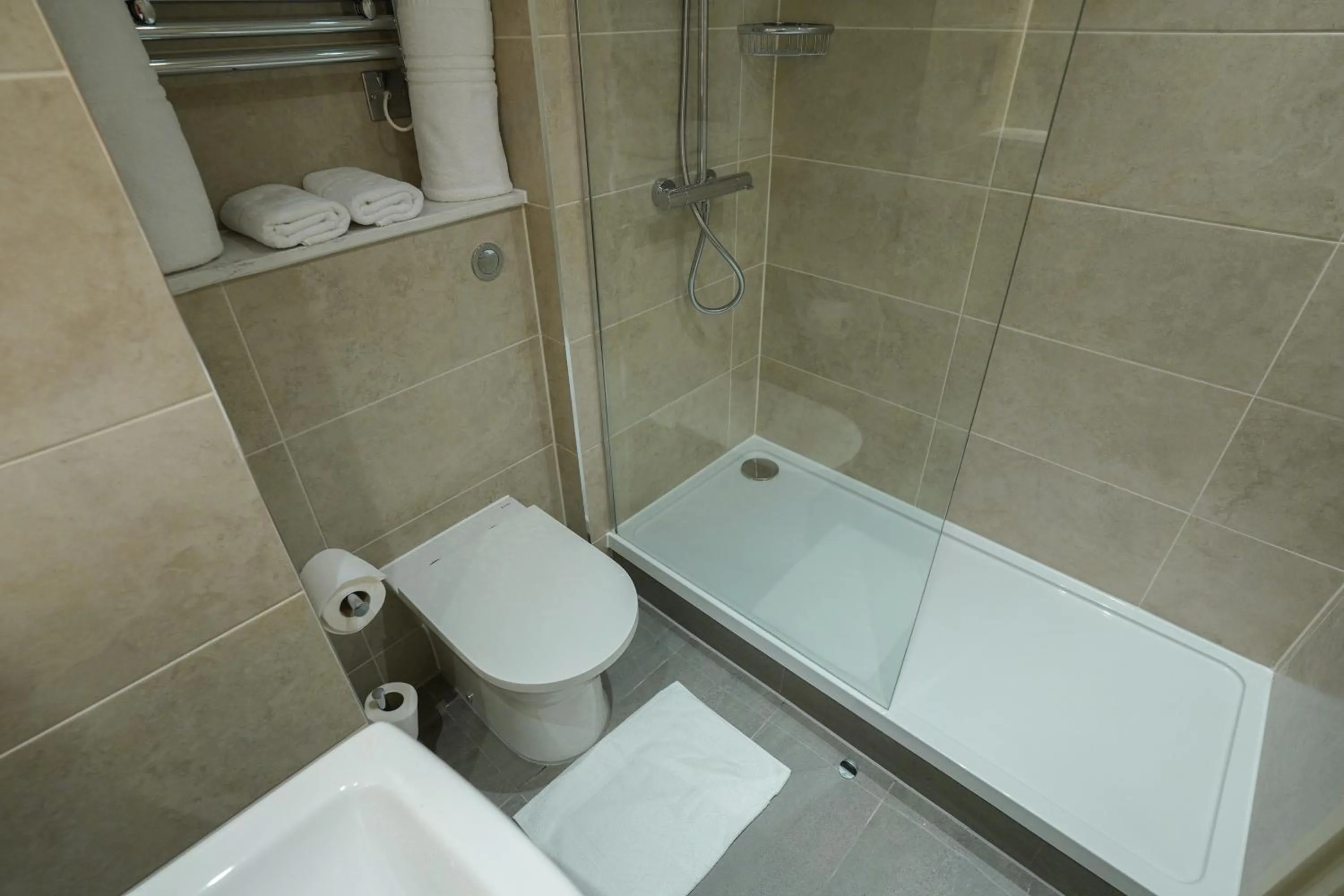 Shower in Park hall Hotel & Spa Lancashire, a member of Radisson Individuals