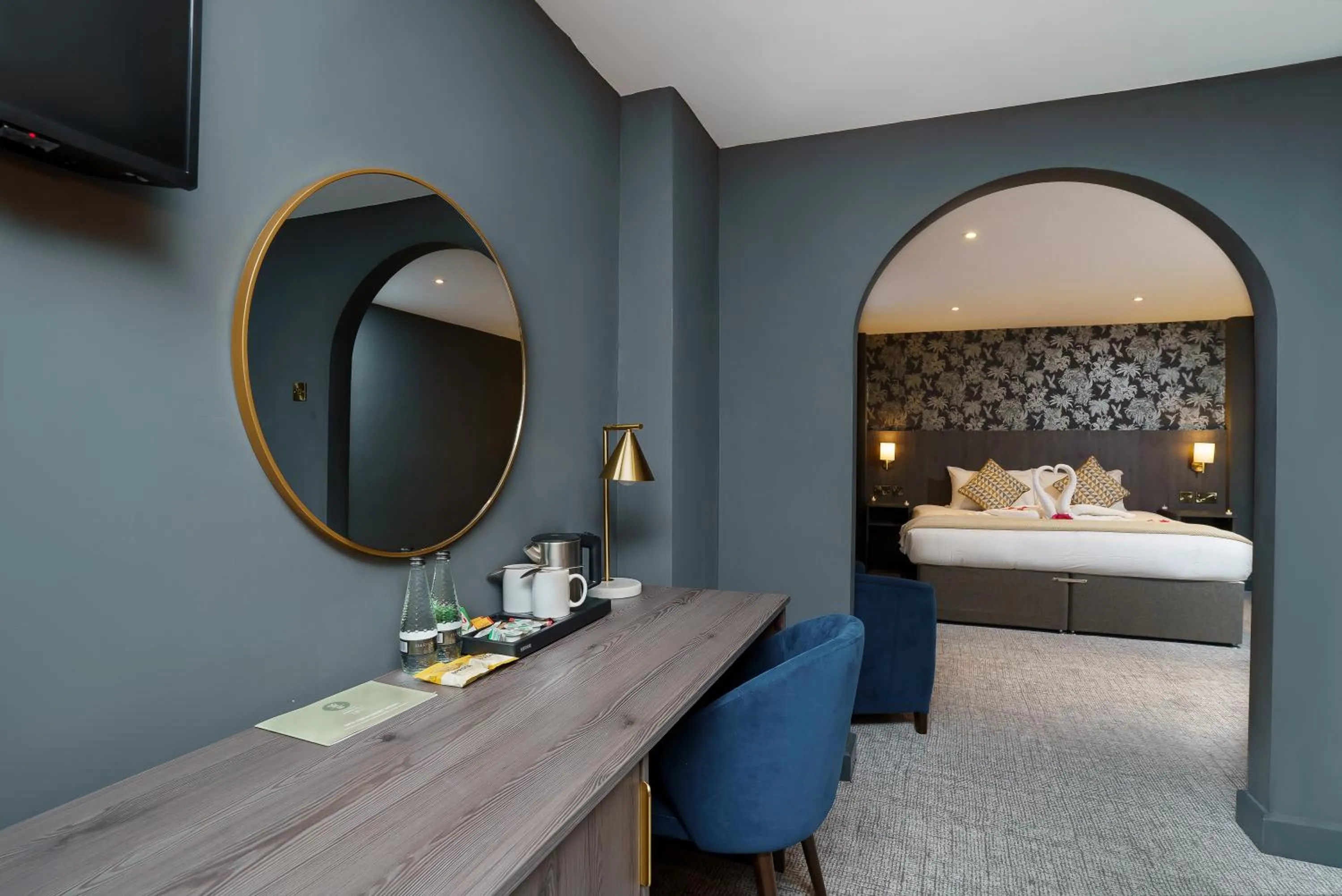 TV and multimedia, Bed in Park hall Hotel & Spa Lancashire, a member of Radisson Individuals