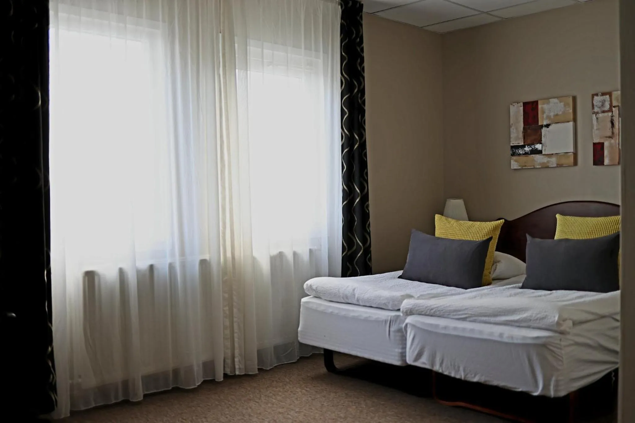 Bedroom, Bed in Hotel Hvolsvollur - Central South Iceland