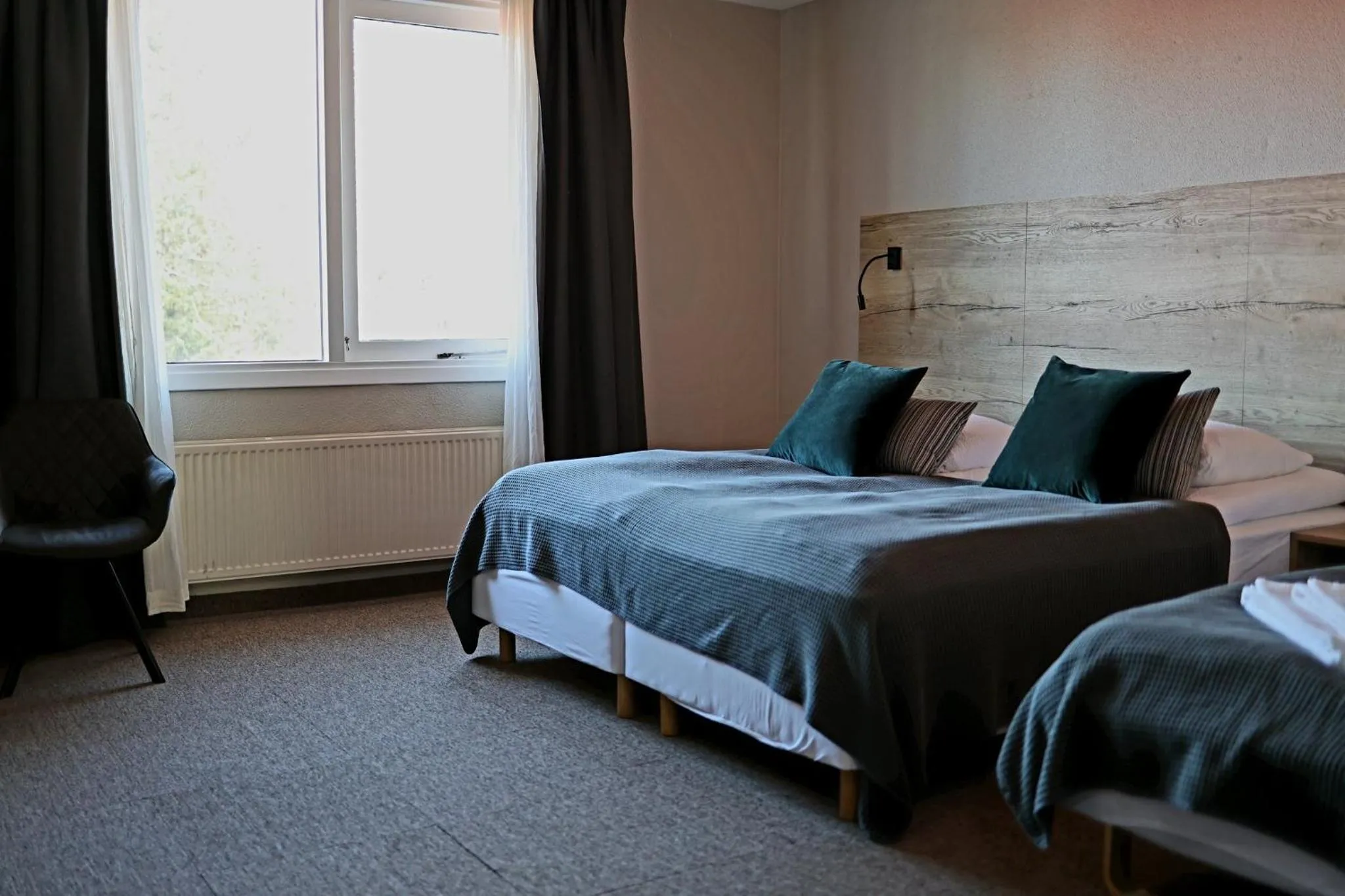 Bedroom, Bed in Hotel Hvolsvollur - Central South Iceland