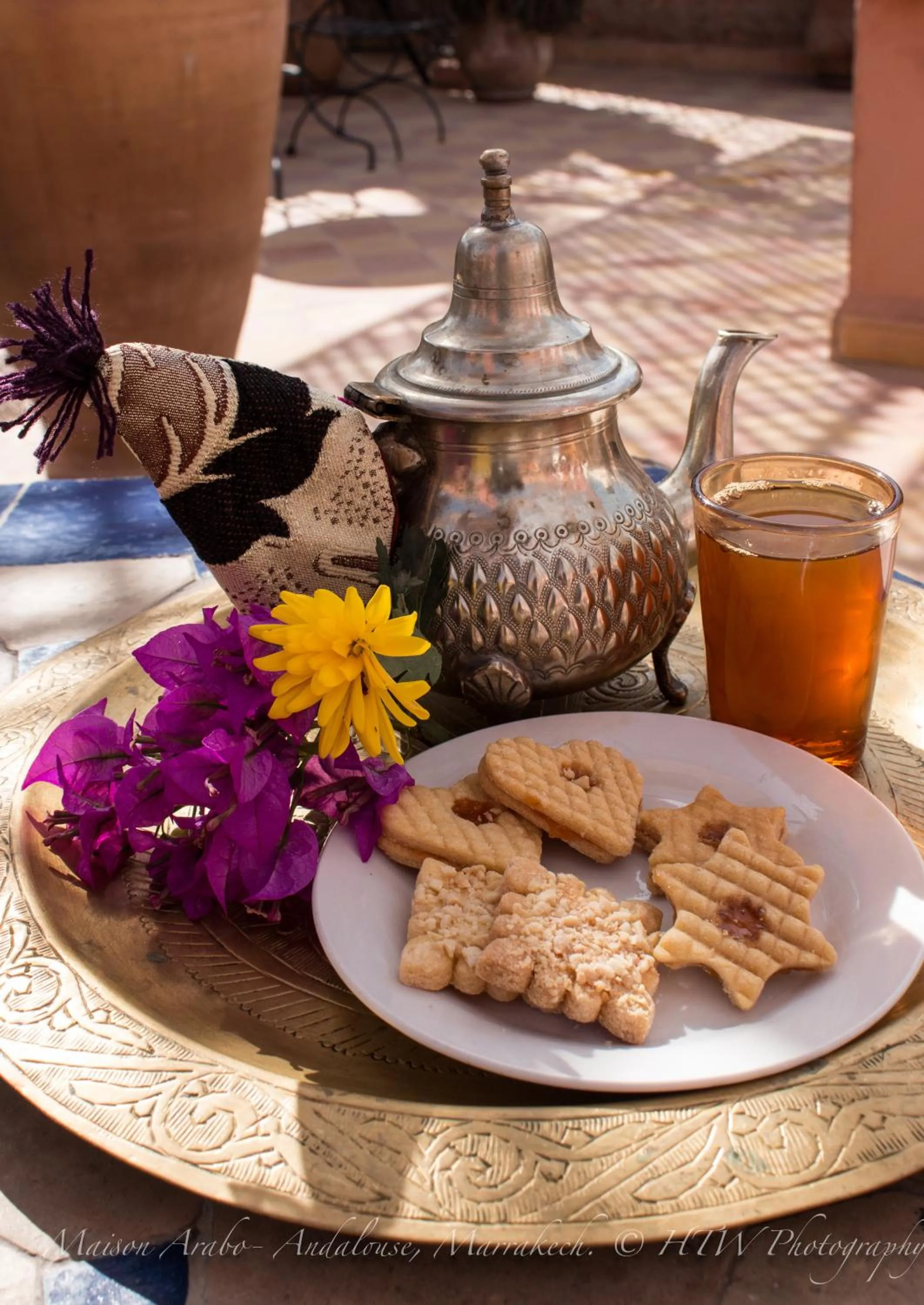 Food and drinks in Riad Maison Arabo-Andalouse