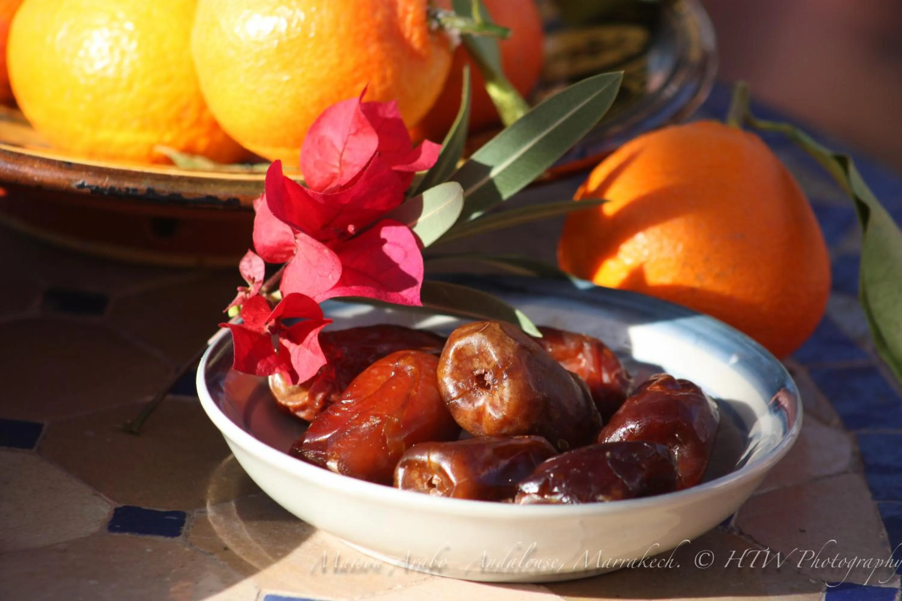 Food and drinks in Riad Maison Arabo-Andalouse