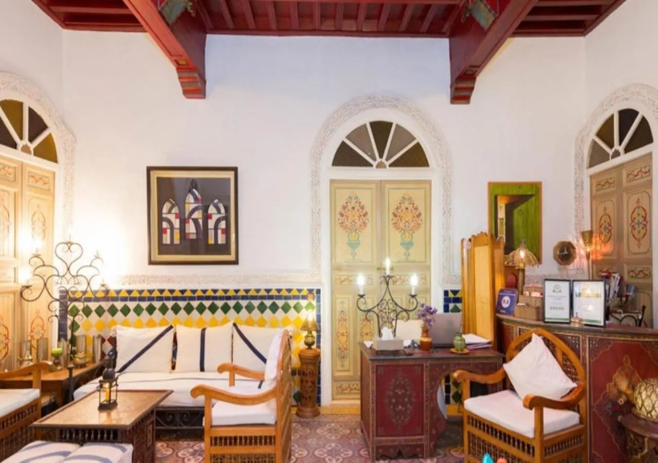Living room in Riad Maison Arabo-Andalouse