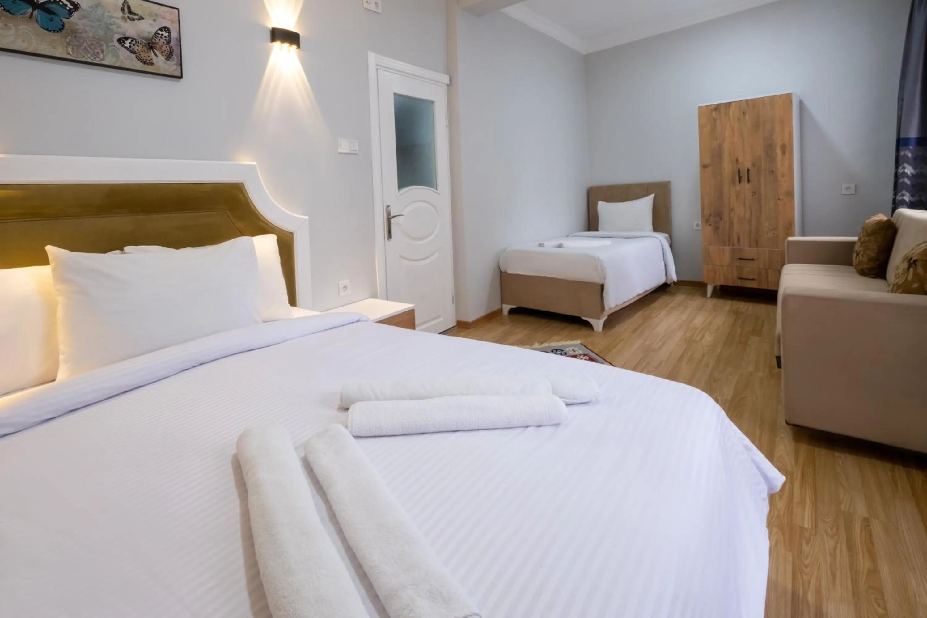 Bed in İSTANBLUE TAKSİM APART HOTEL