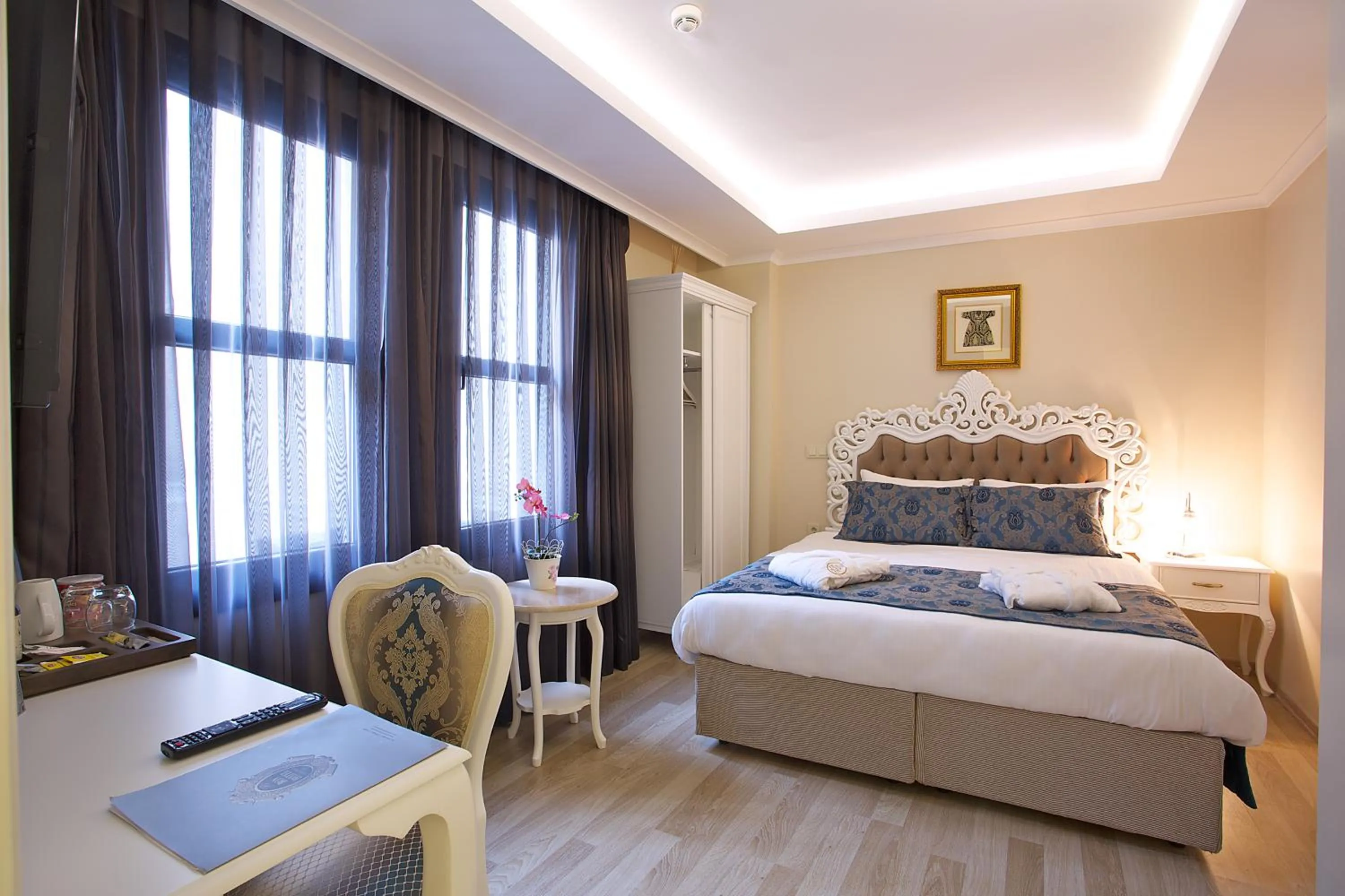 Bed in Hotel Bon Hagia Sophia