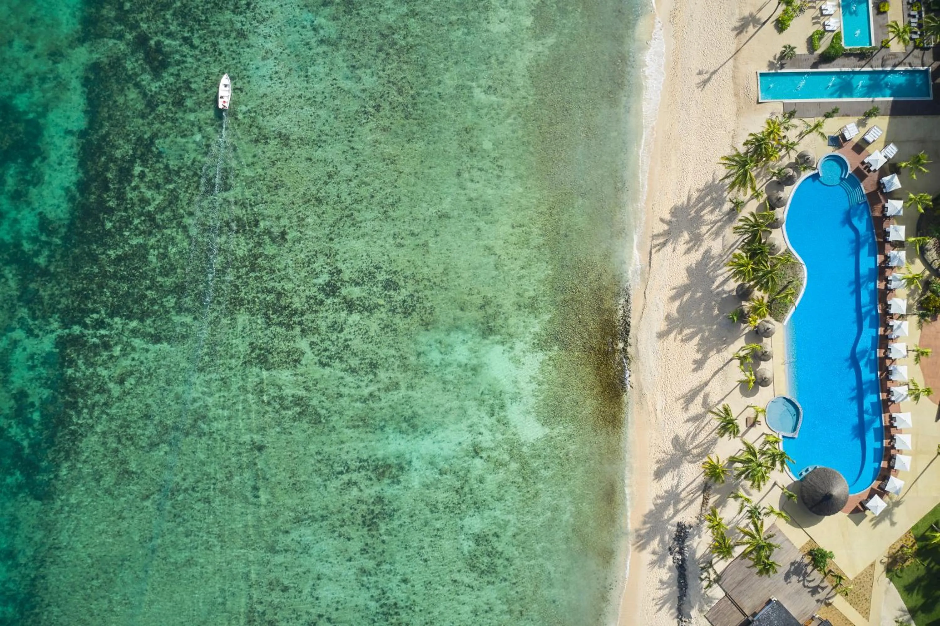 Bird's eye view in Le Meridien Ile Maurice
