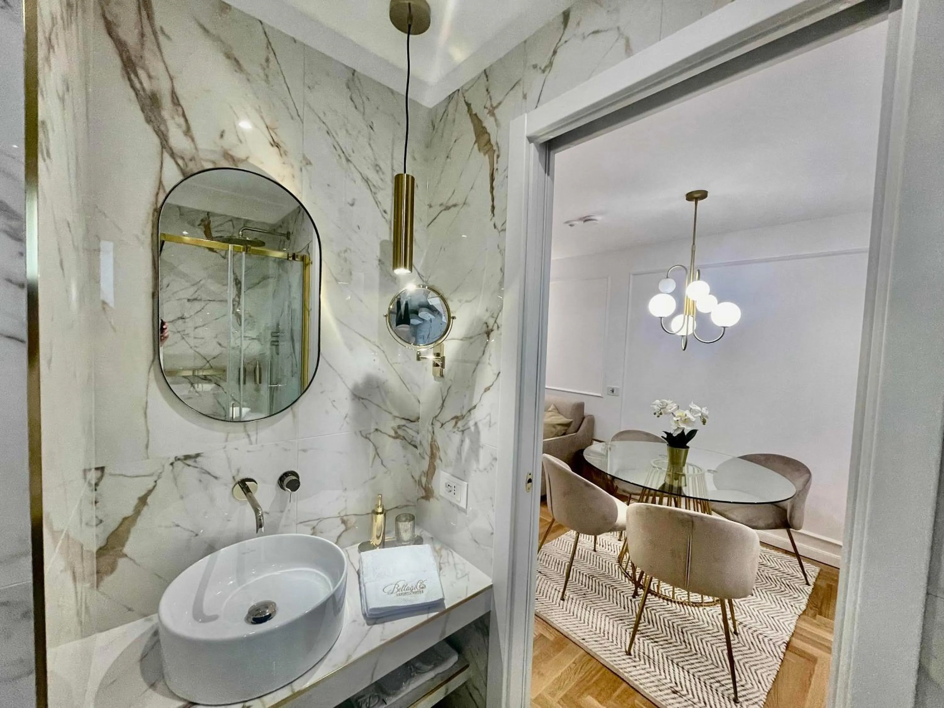 Bathroom in Bellagio Luxury Suites Apartments