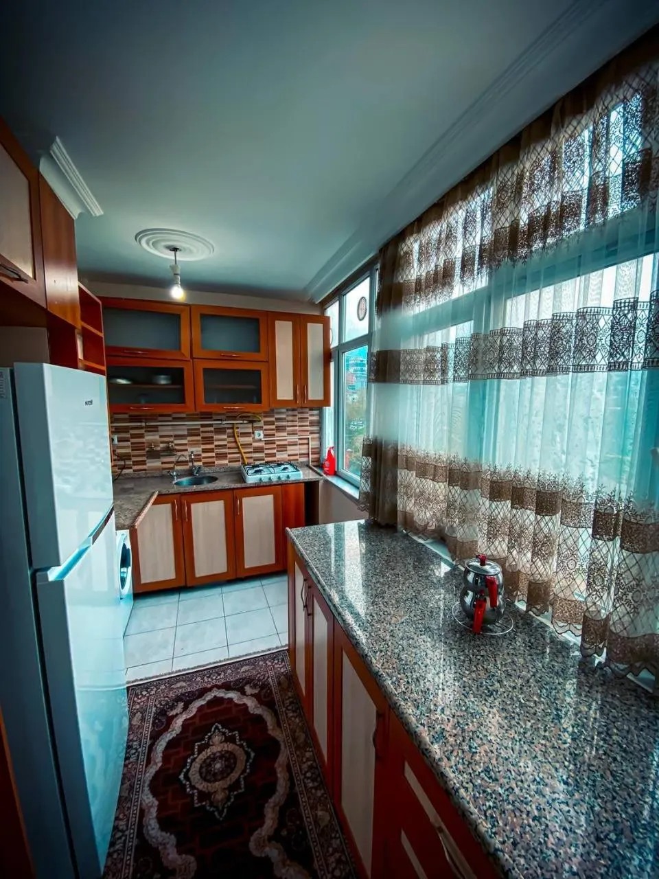 Kitchen or kitchenette in Eyüpsultan ABS Suites