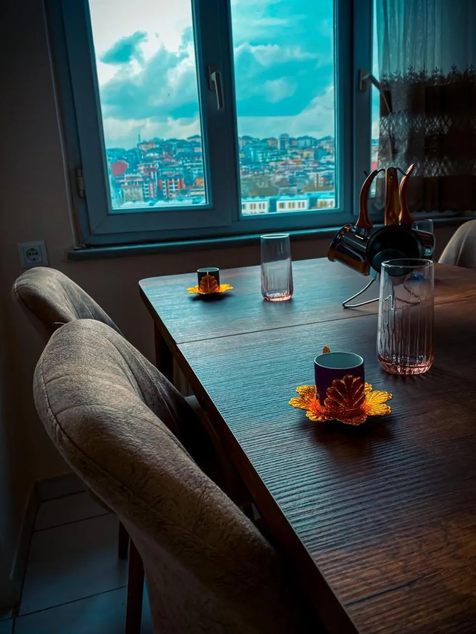 Dining area in Eyüpsultan ABS Suites