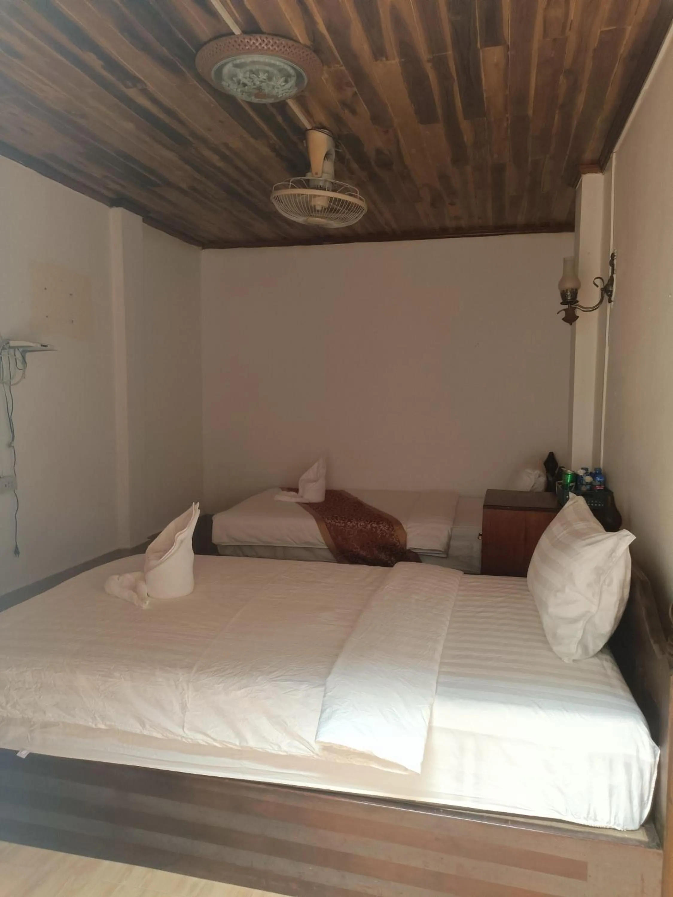 Bed in KONGKHAM GUESTHOUSE