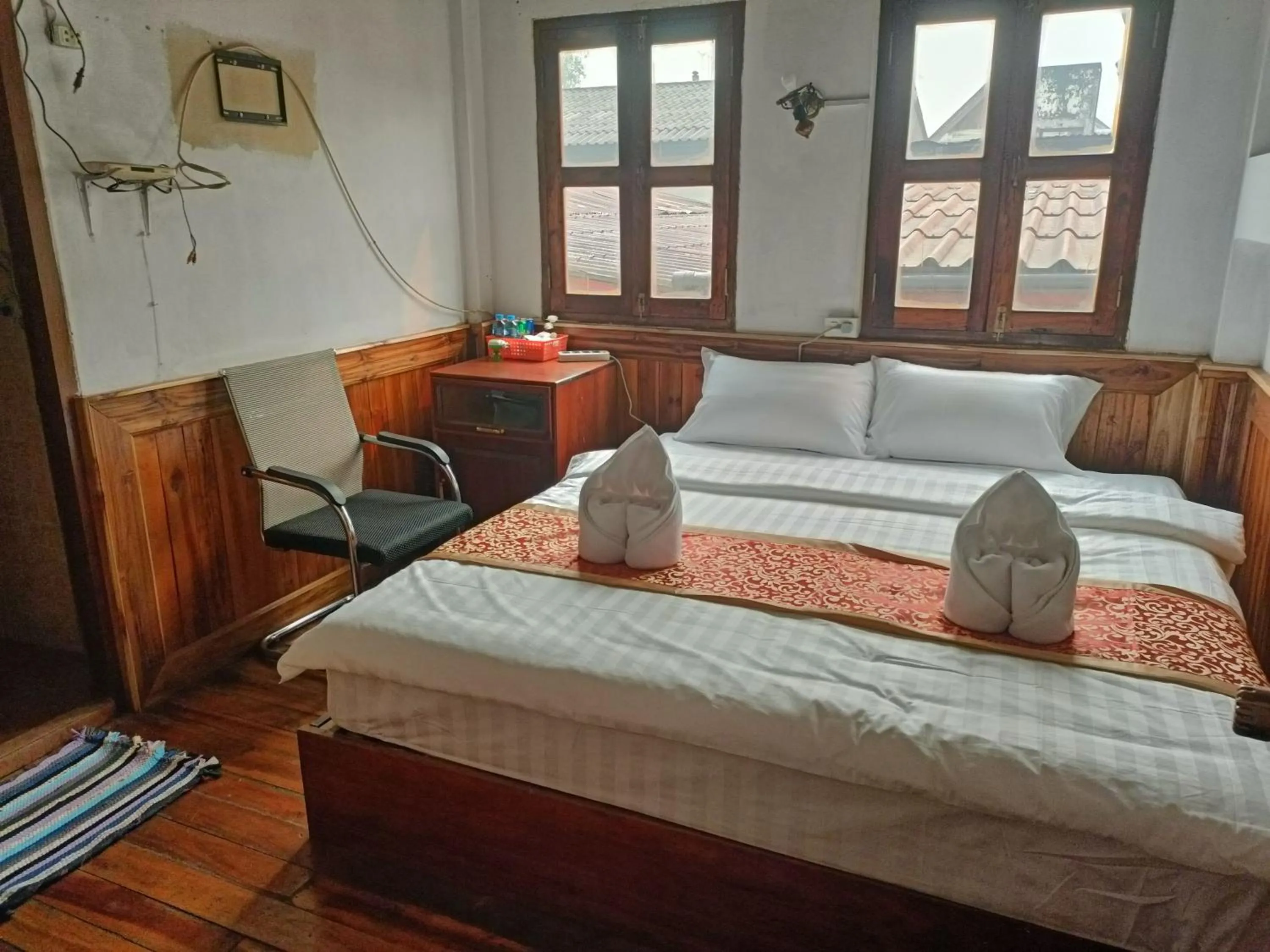 Bed in KONGKHAM GUESTHOUSE