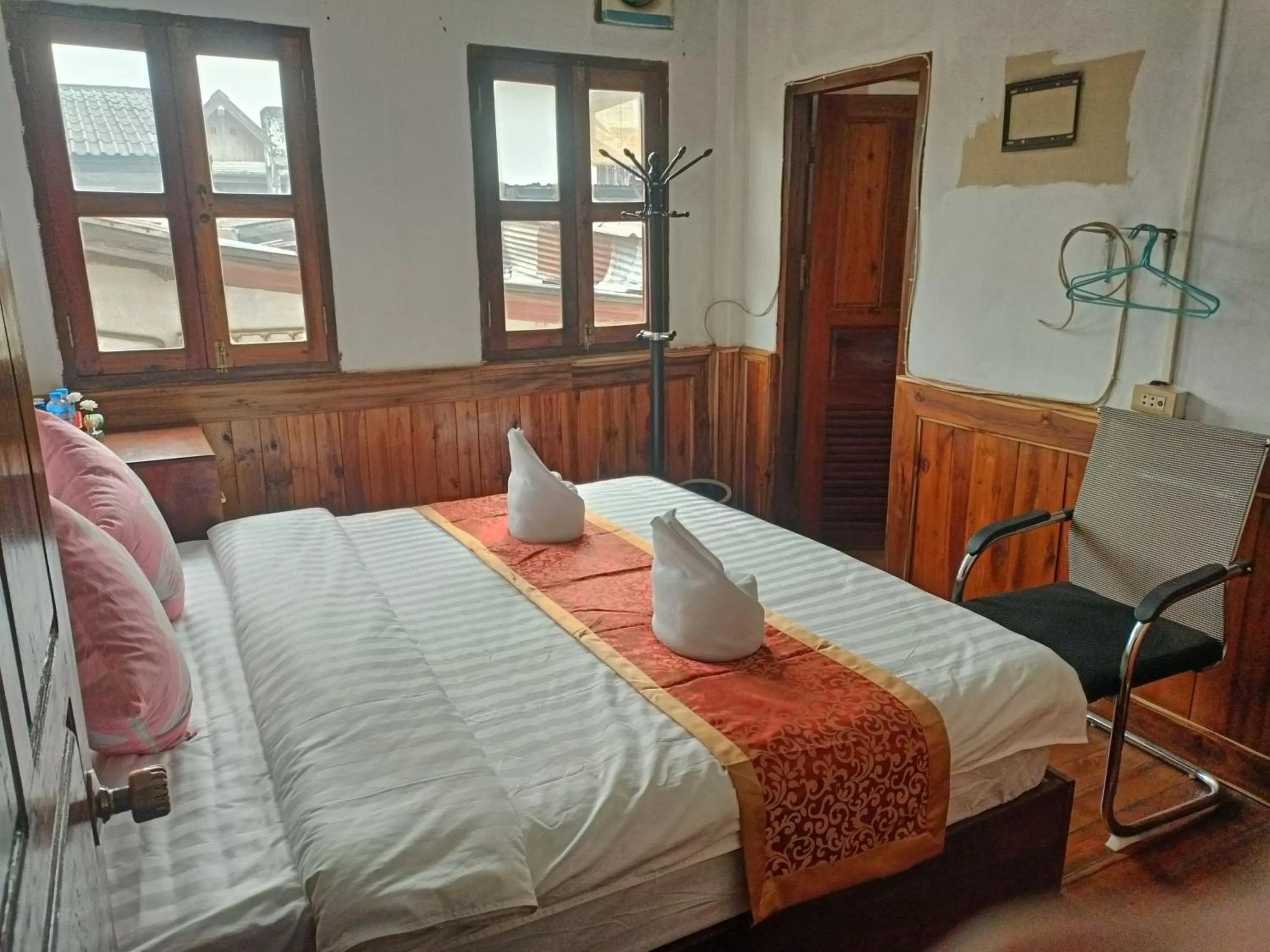 Bed in KONGKHAM GUESTHOUSE