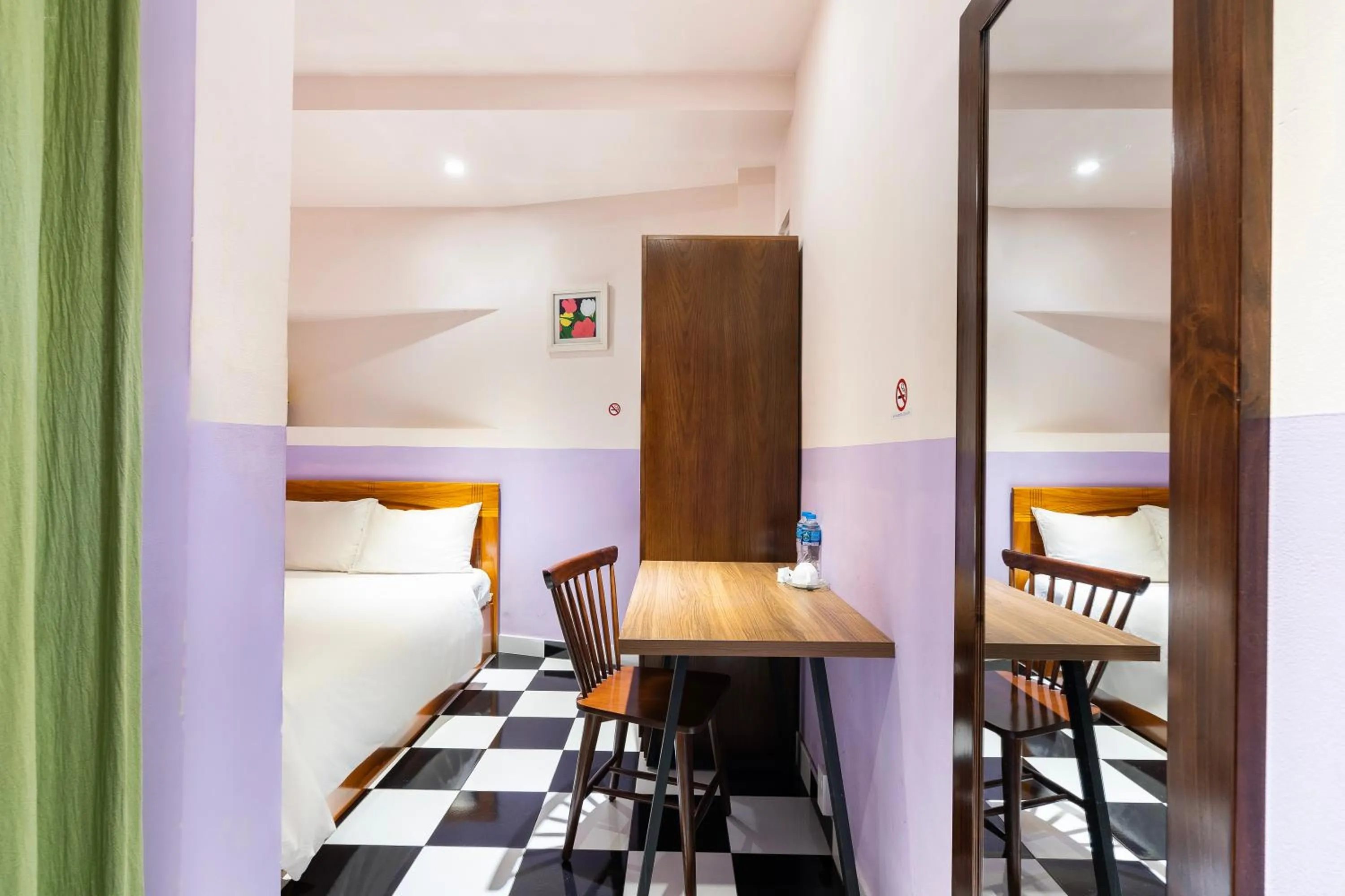 Bed in Ahu Hotel & Apartment