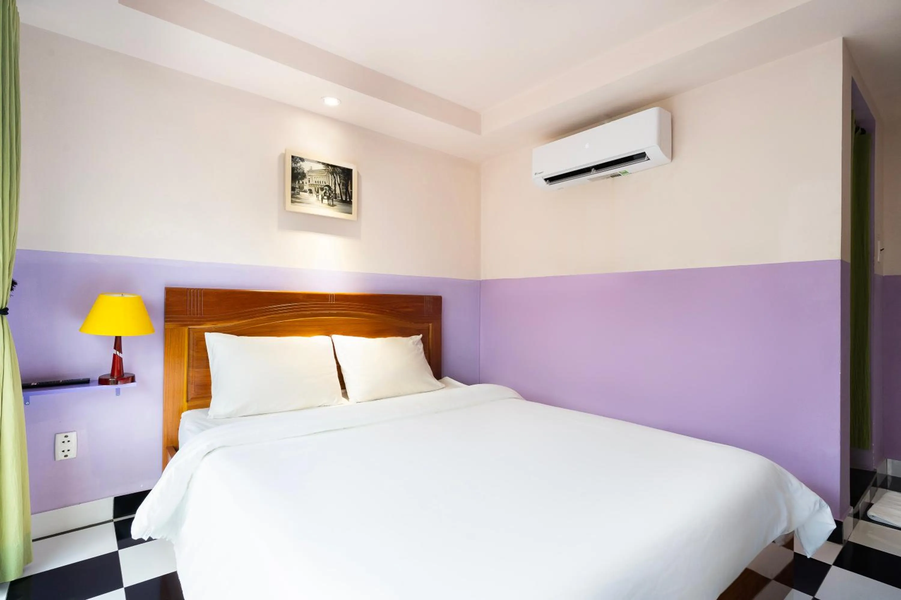 Bed in Ahu Hotel & Apartment