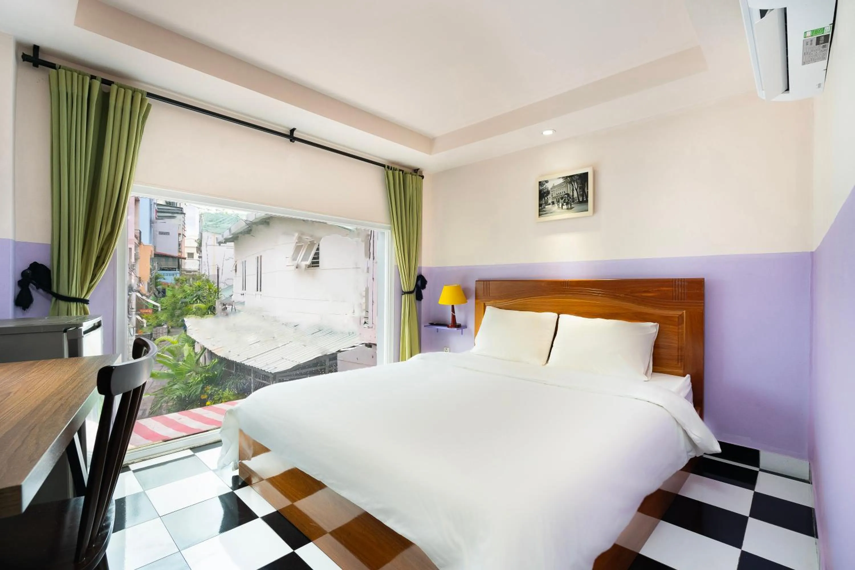 Bed in Ahu Hotel & Apartment