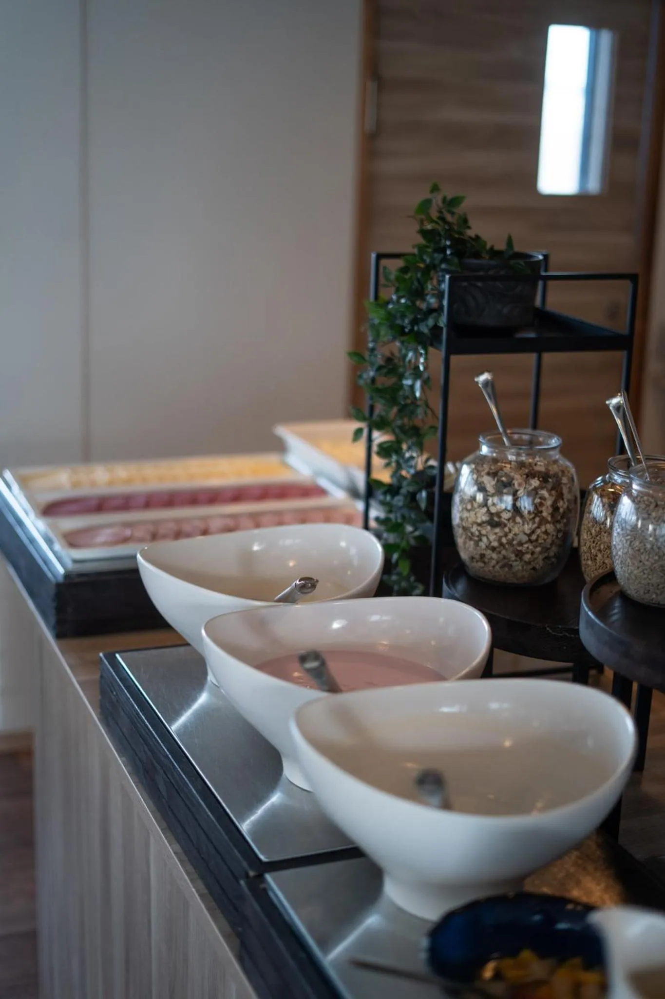 Buffet breakfast in Hótel Laugarbakki