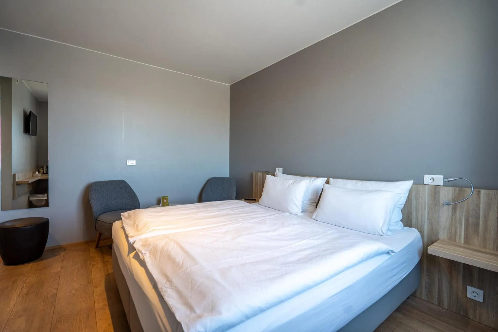 Bedroom, Bed in Hótel Laugarbakki