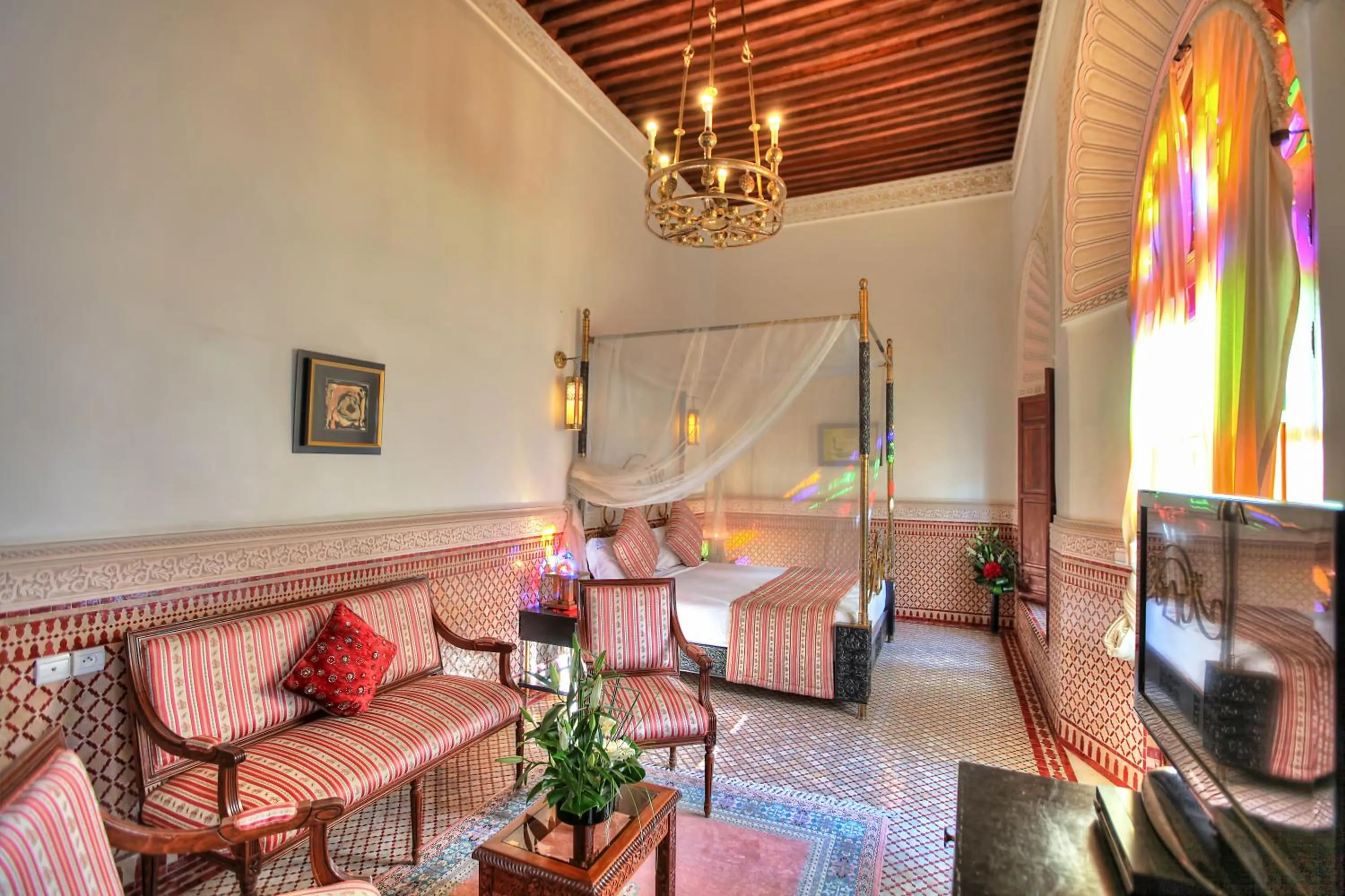 Photo of the whole room in Riad El Amine Fès - Historic Hotels Worldwide