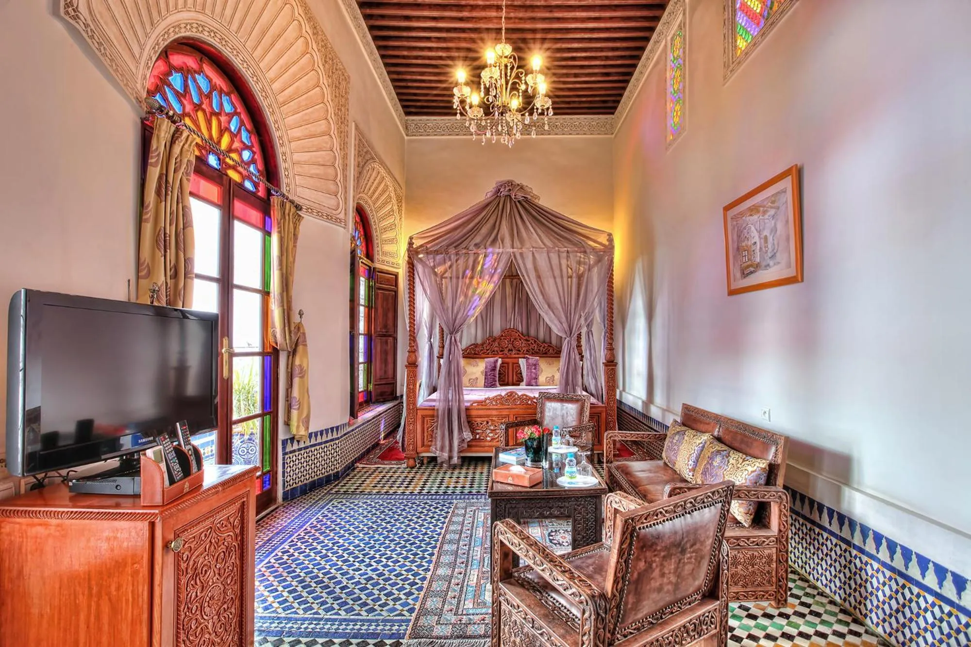 Photo of the whole room in Riad El Amine Fès - Historic Hotels Worldwide