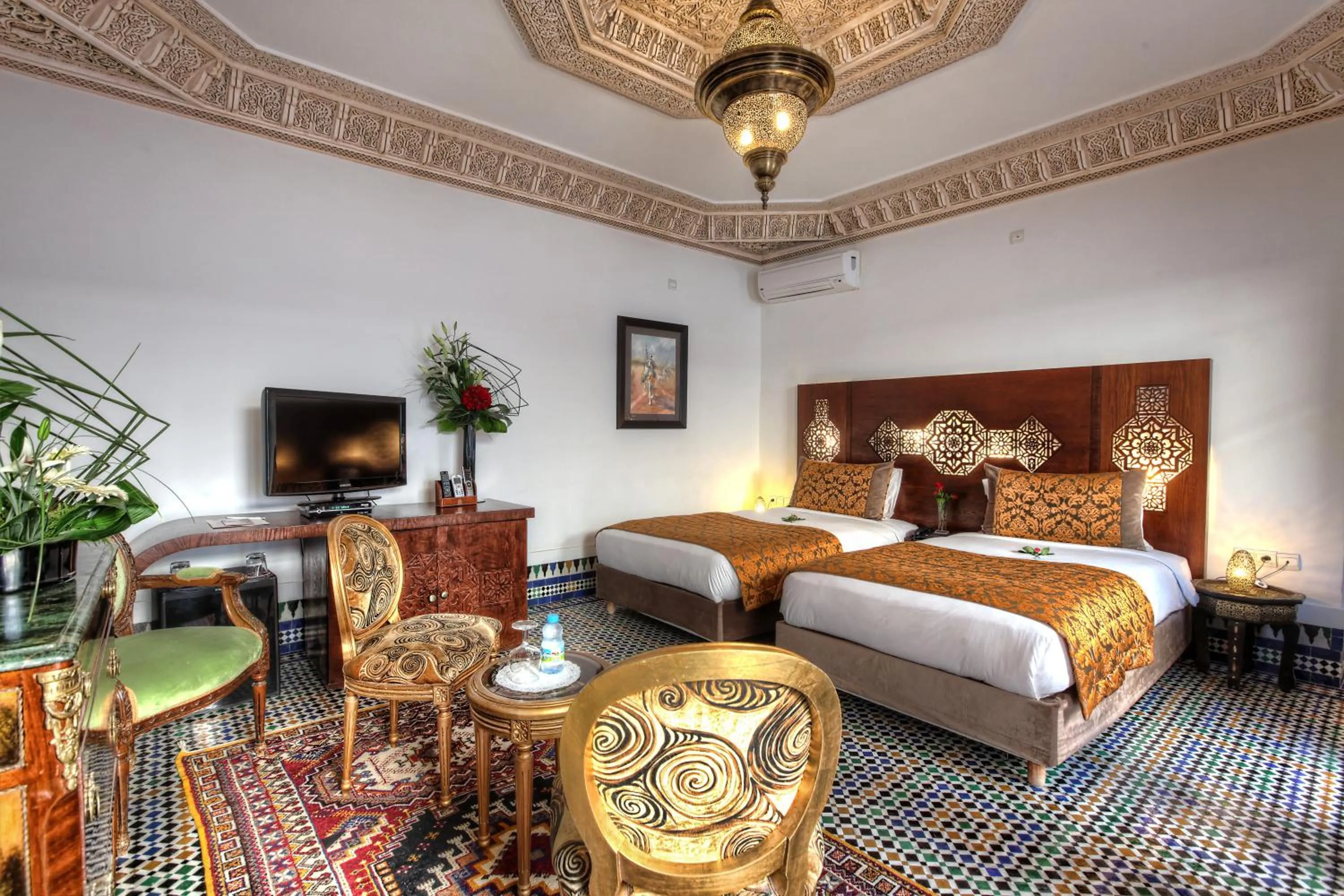 Seating area in Riad El Amine Fès - Historic Hotels Worldwide