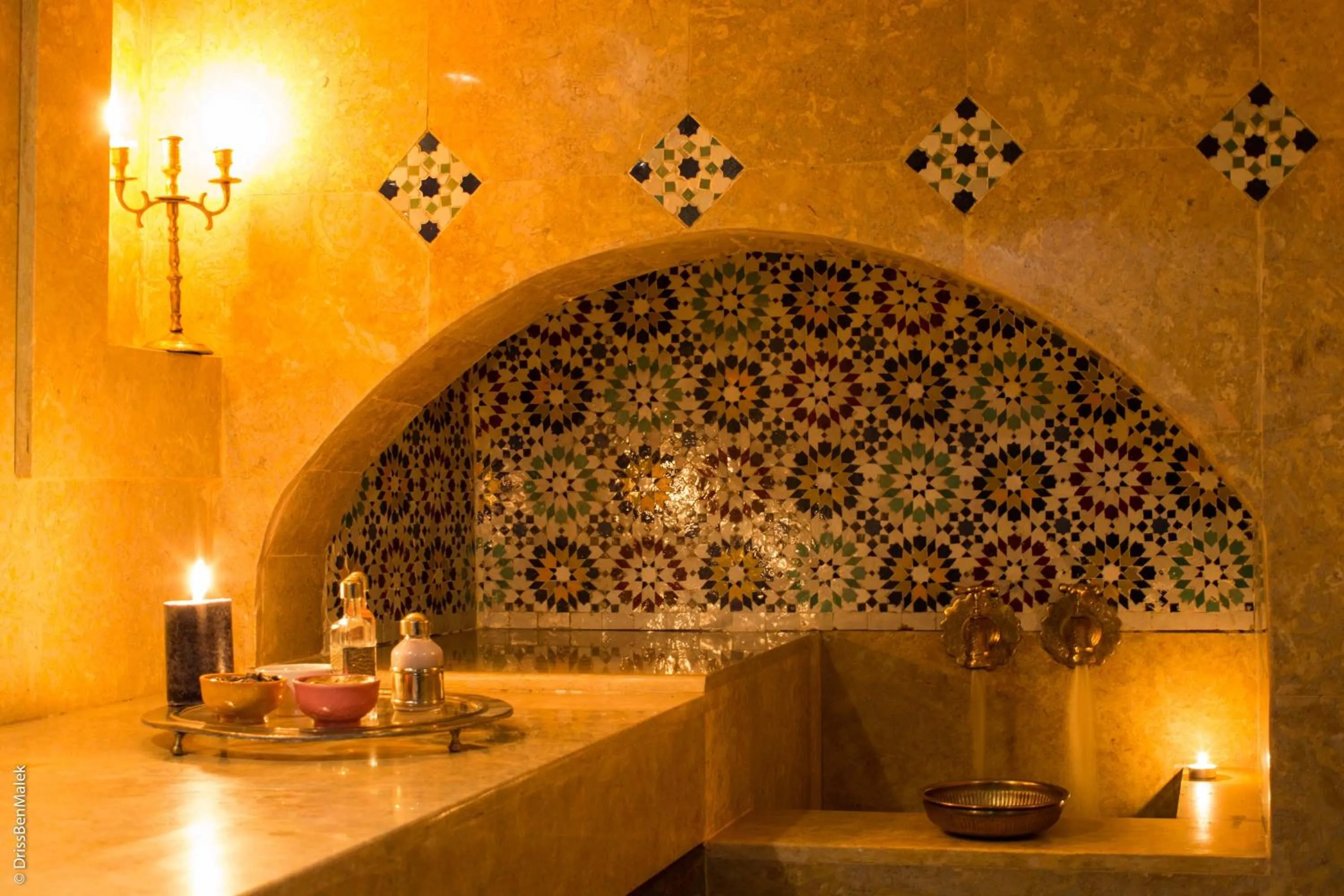 Steam room in Riad Yacout