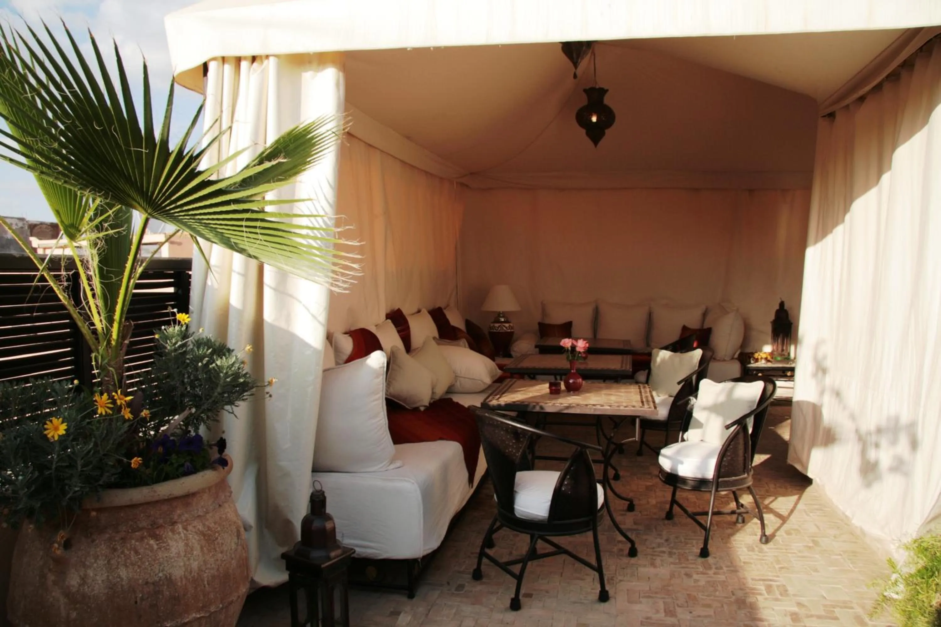Patio in Riad Diana