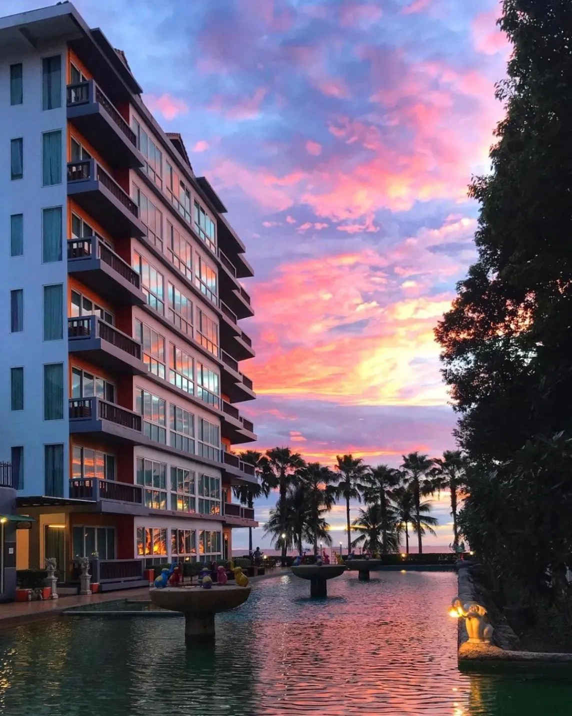 Property building in The Sand Beach Pattaya