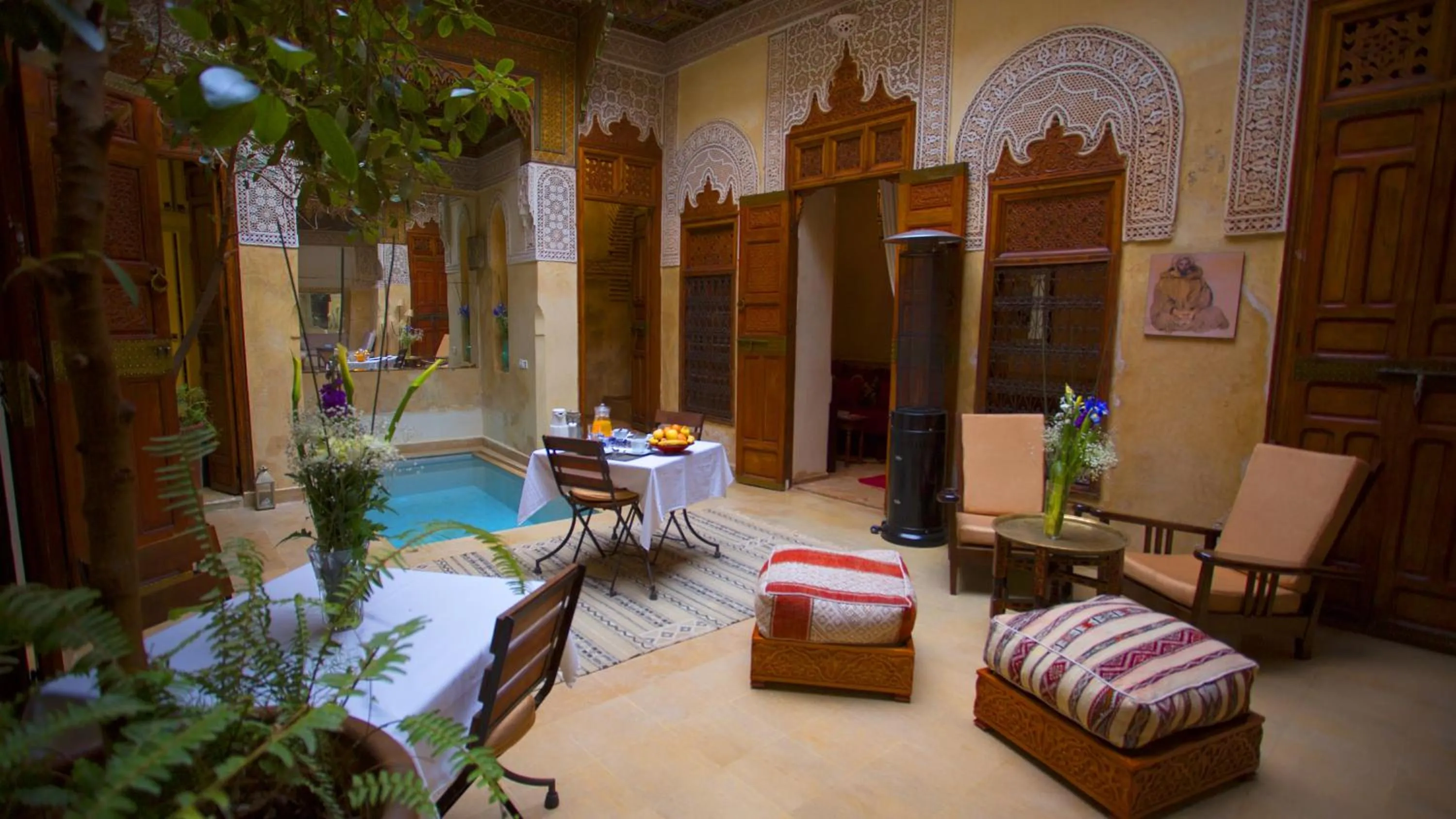 Patio in Riad Dar Zaya